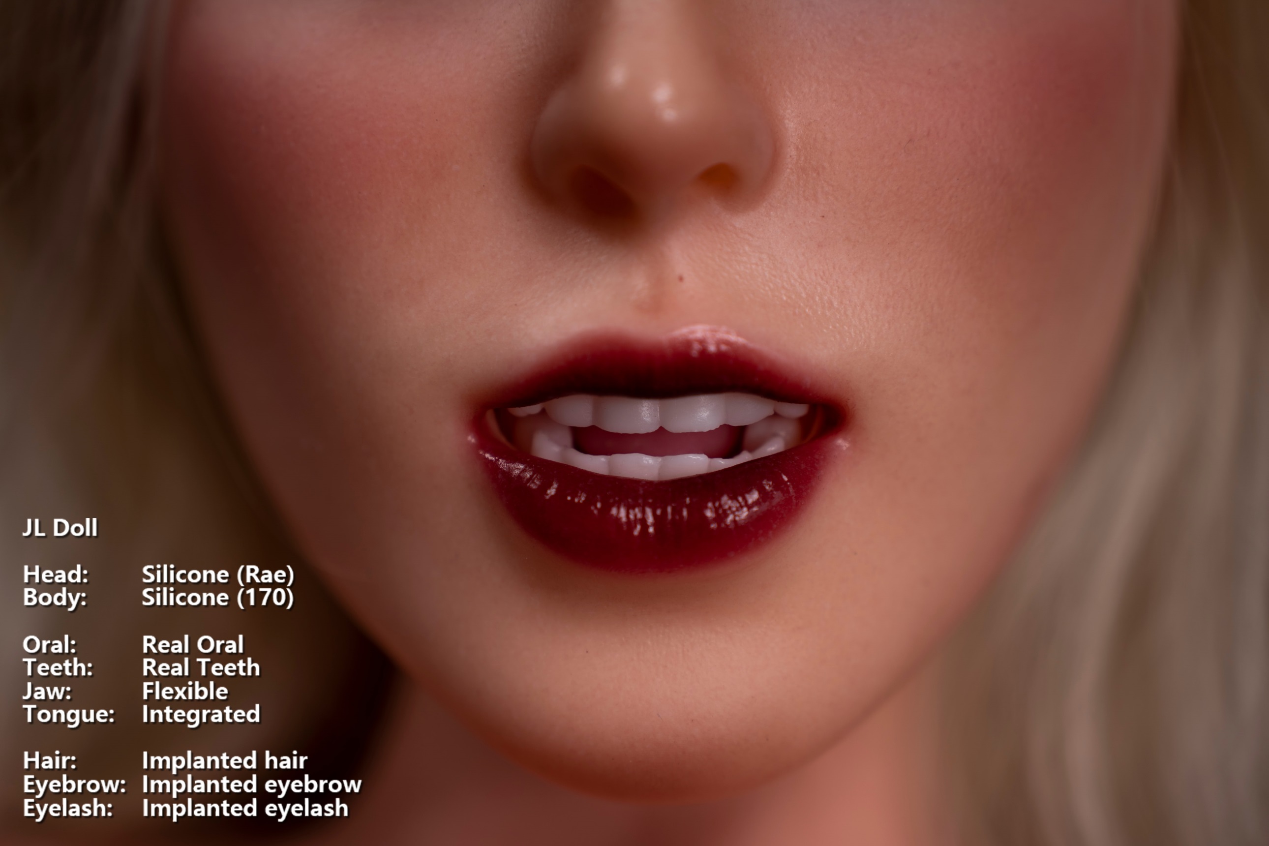 Jarliet | Rae -5ft 7/170cm G-Cup ROS Head Silicone Sex Doll