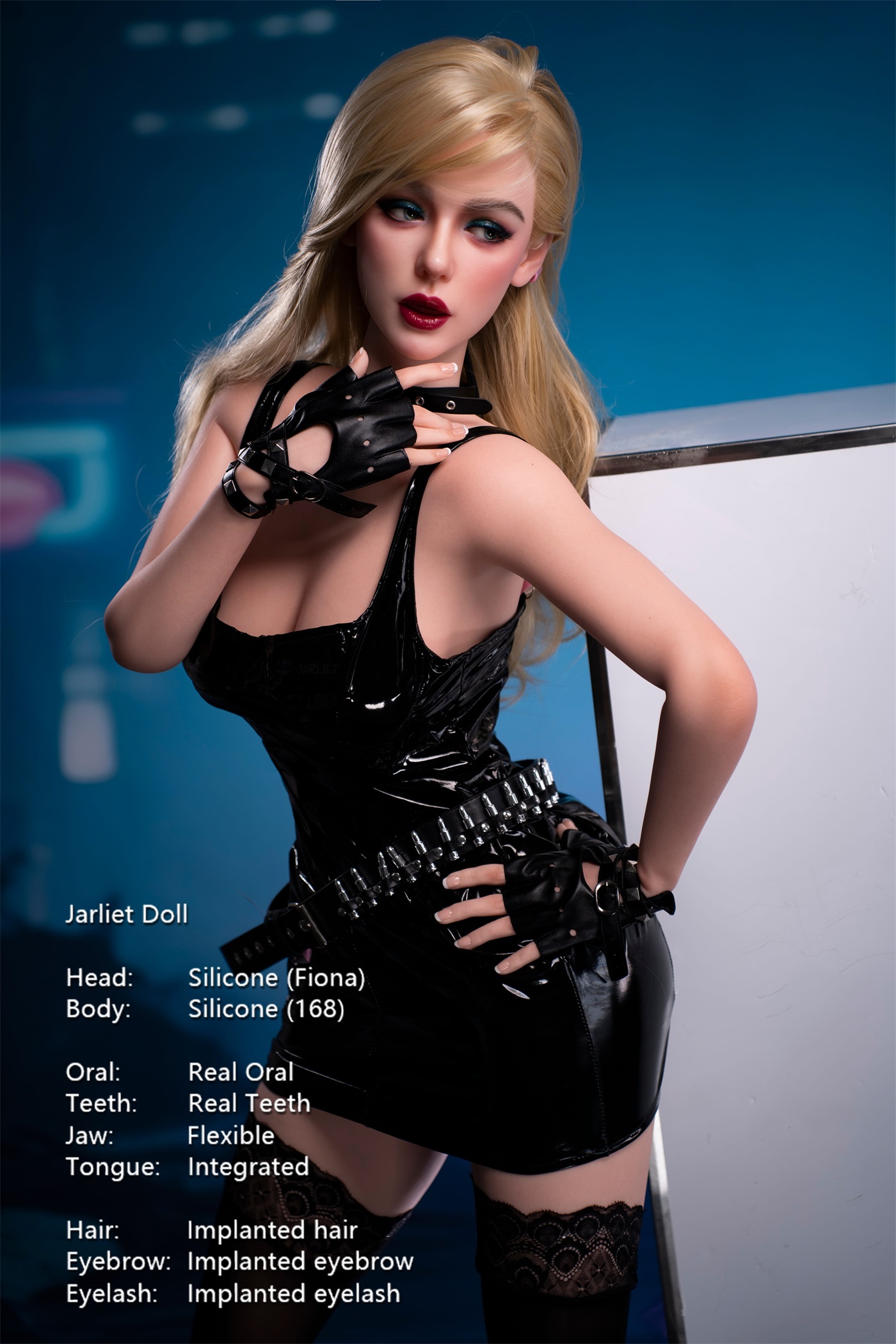 Jarliet | Fiona -5ft 6/168cm D-Cup ROS Head Silicone Sex Doll