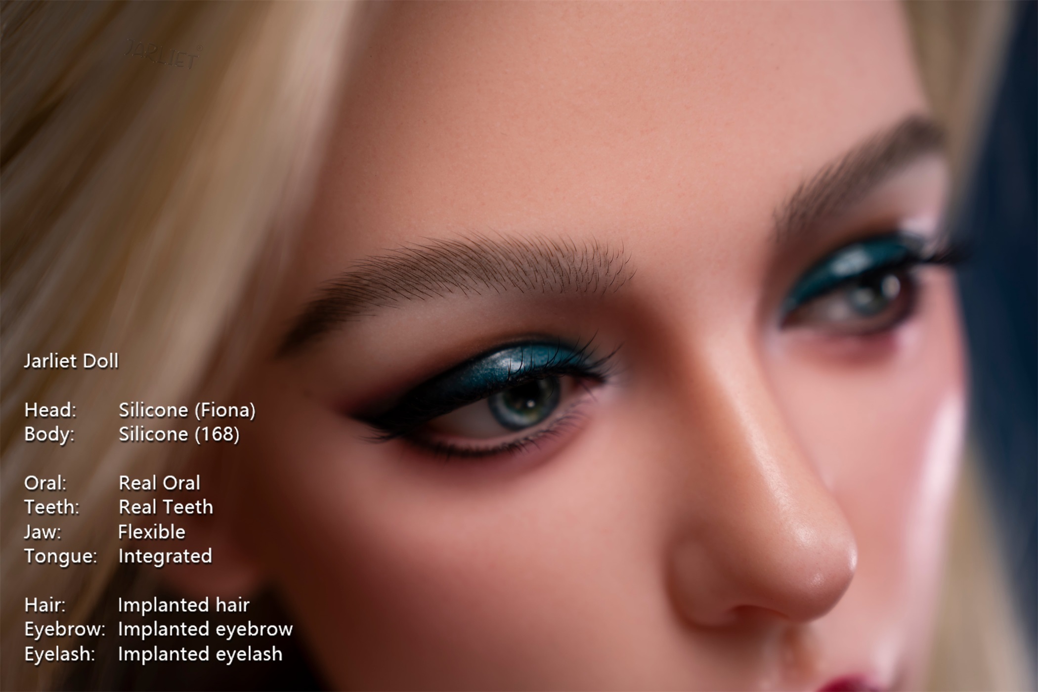 Jarliet | Fiona -5ft 6/168cm D-Cup ROS Head Silicone Sex Doll