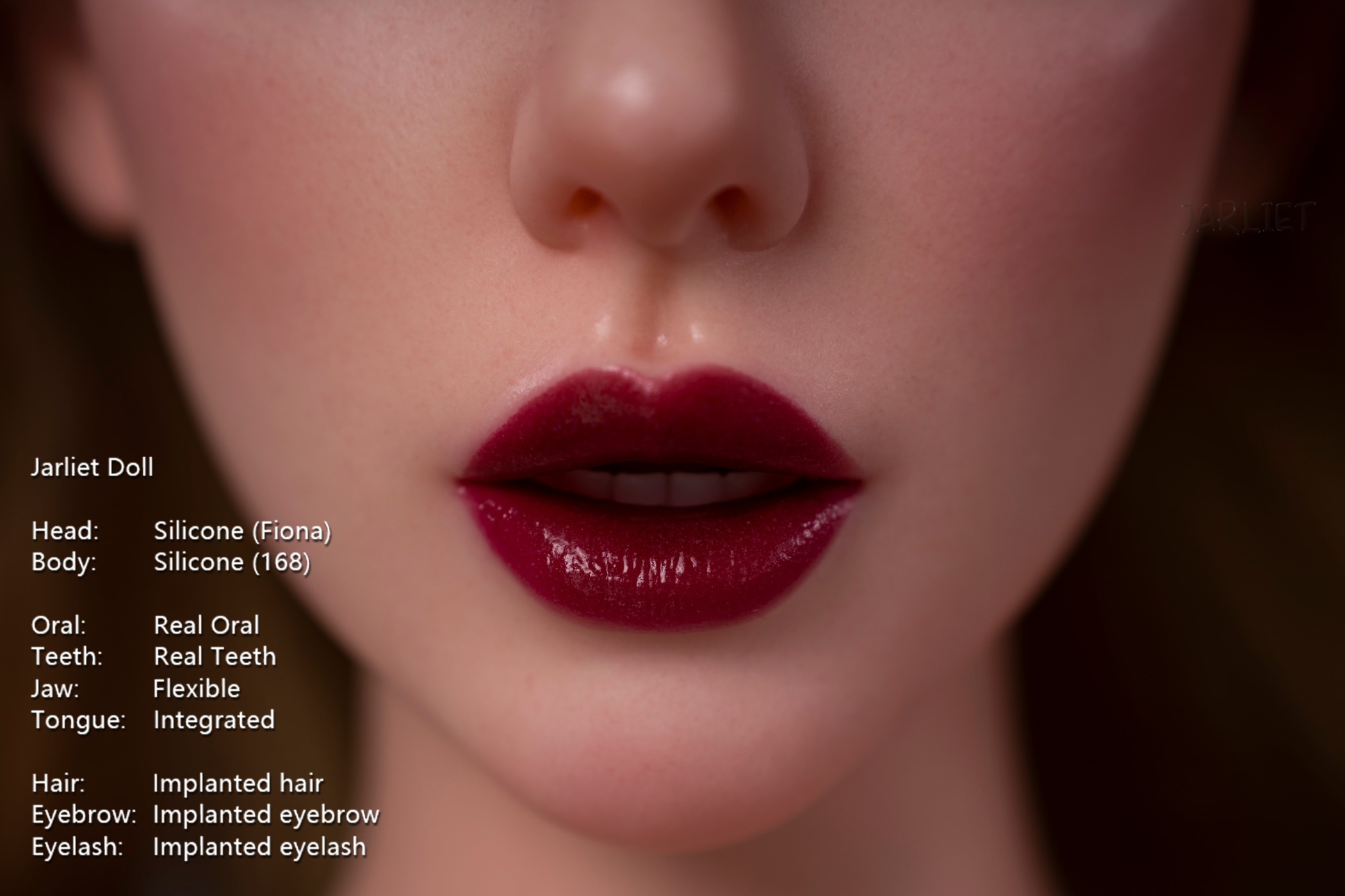 Jarliet | Fiona -5ft 6/168cm D-Cup ROS Head Silicone Sex Doll