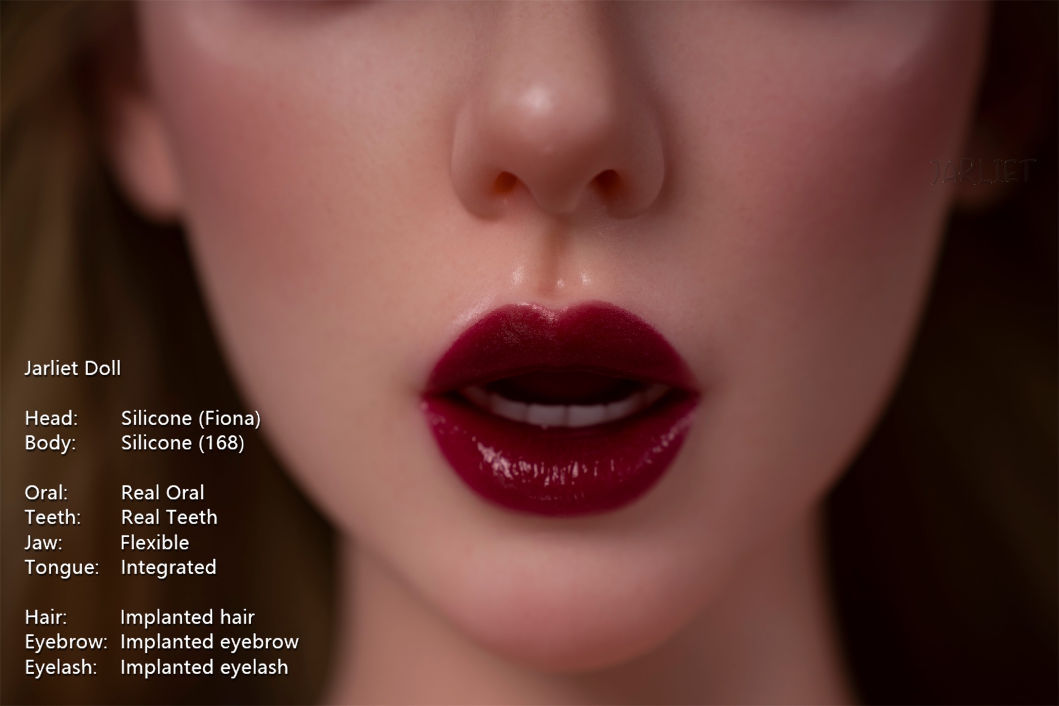 Jarliet | Fiona -5ft 6/168cm D-Cup ROS Head Silicone Sex Doll