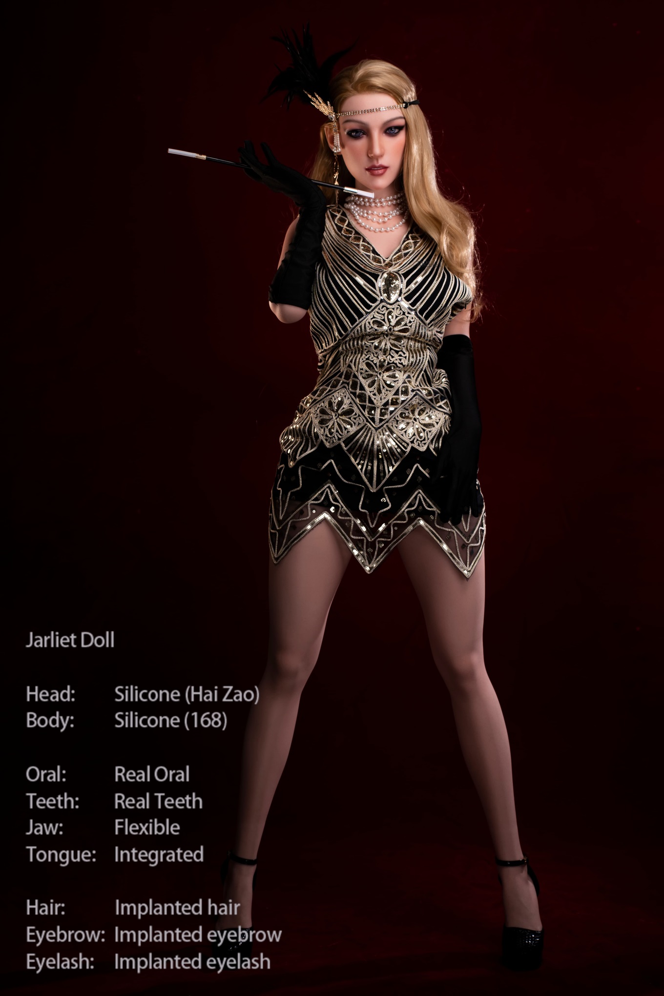 Jarliet | Haizao -5ft 6/168cm D-Cup Real Skin ROS Silicone Sex Doll