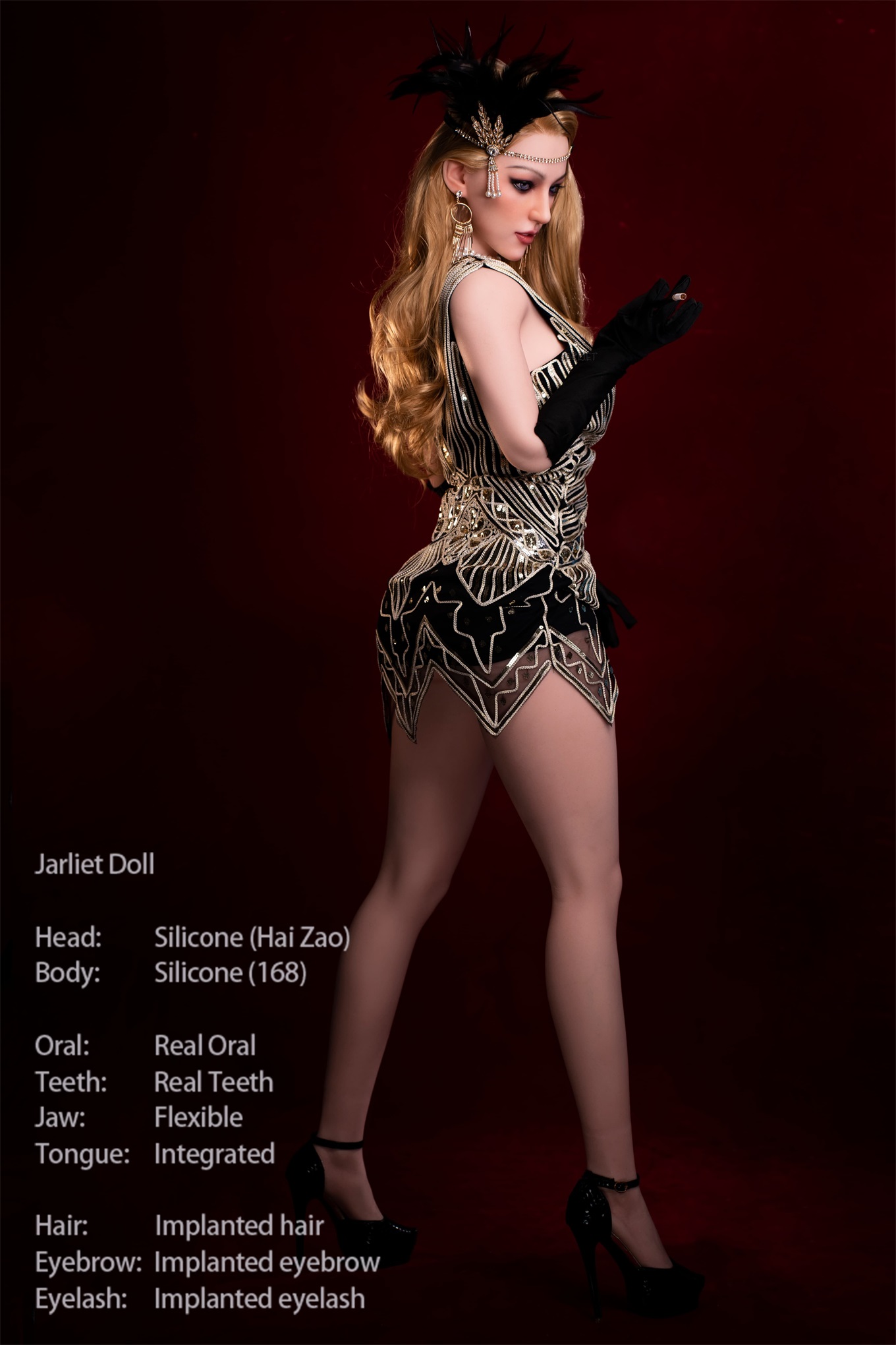 Jarliet | Haizao -5ft 6/168cm D-Cup Real Skin ROS Silicone Sex Doll