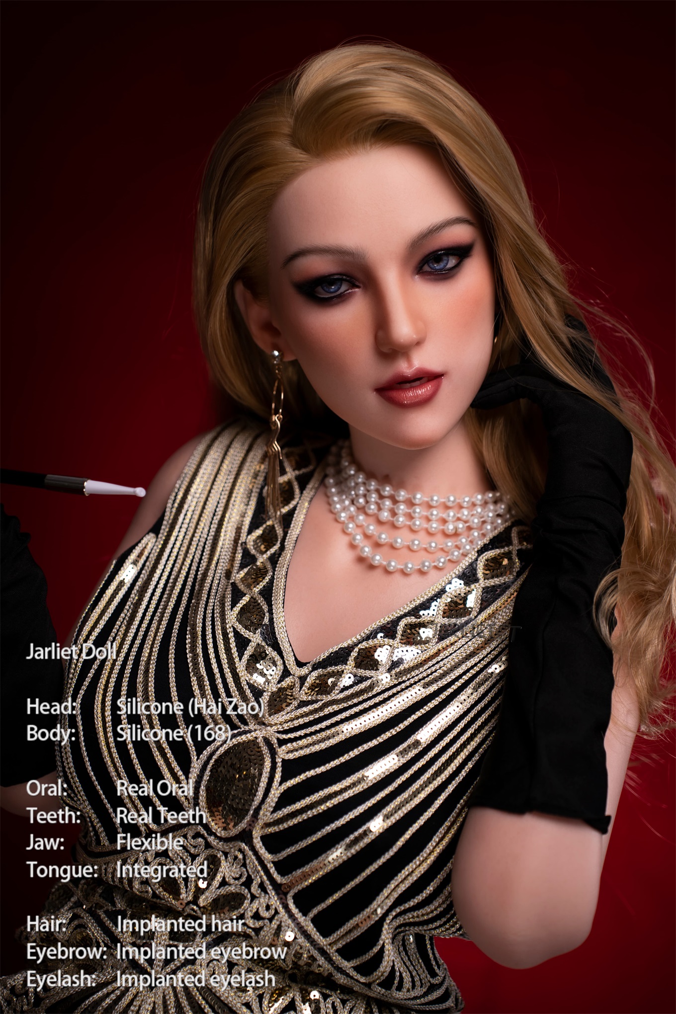 Jarliet | Haizao -5ft 6/168cm D-Cup Real Skin ROS Silicone Sex Doll