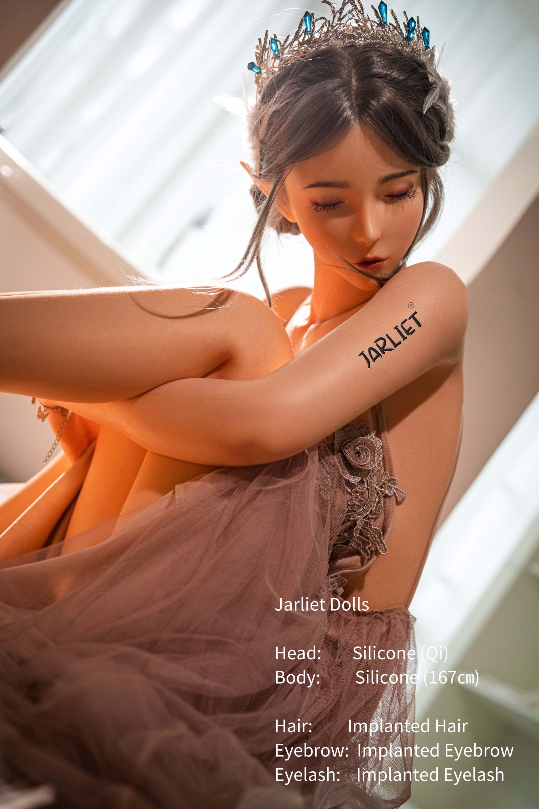 Jarliet丨Qi -5ft 5/167cm Asian elf big breast Silicone Sex Doll