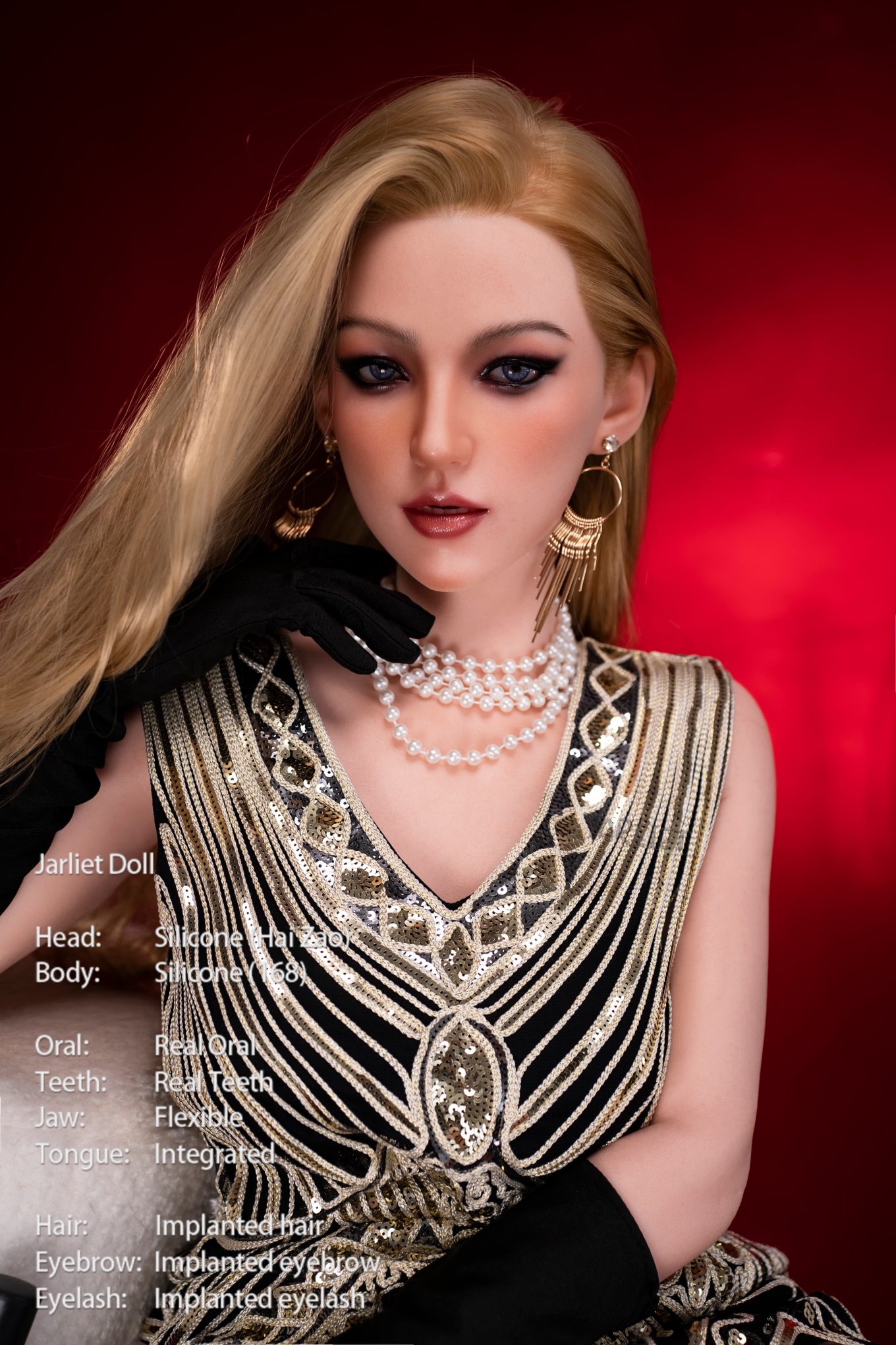 Jarliet | Haizao -5ft 6/168cm D-Cup Real Skin ROS Silicone Sex Doll