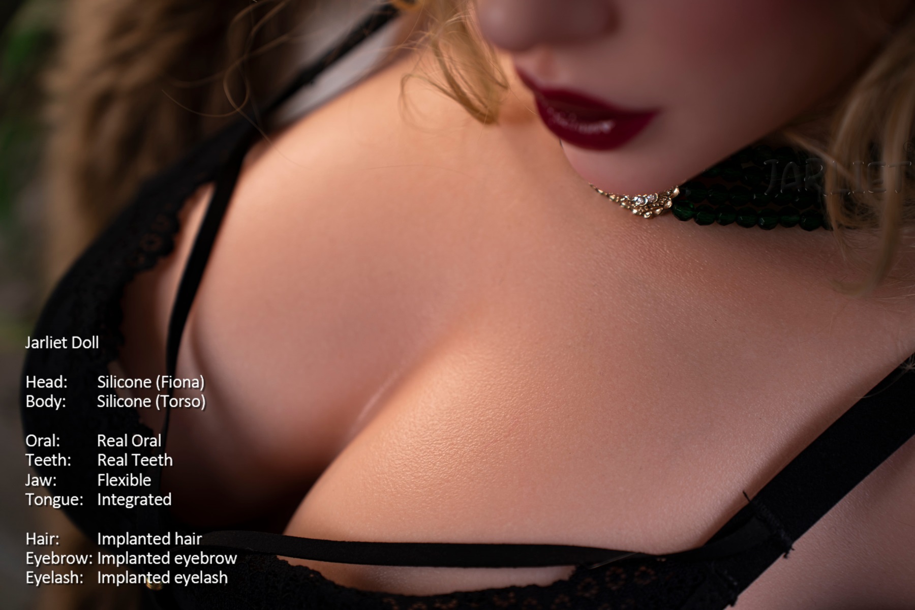 Jarliet | Fiona -2ft 8/82cm C-Cup ROS Head Real Skin Texture Silicone Sex Torso