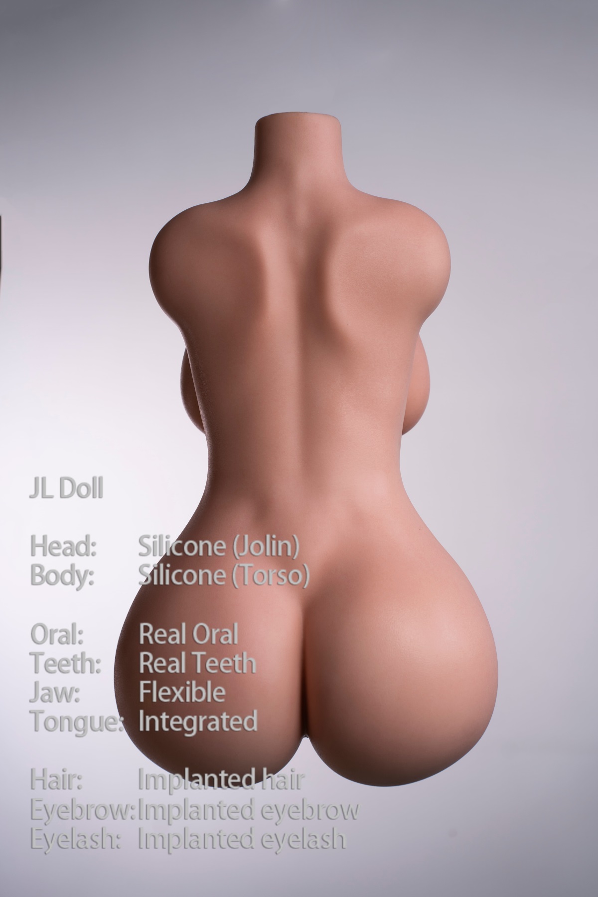 Jarliet | Jolin -2ft 2/67cm C-Cup ROS Head Real Skin Texture Silicone Sex Torso