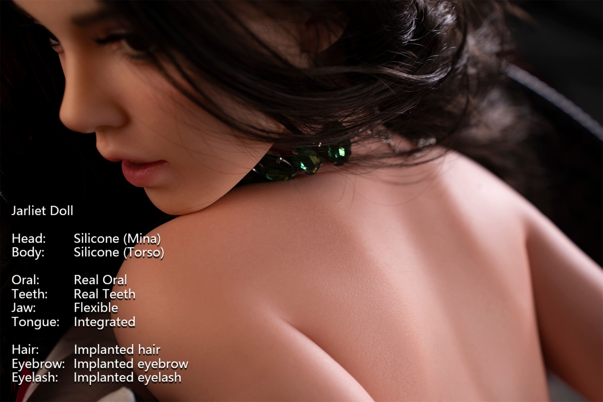 Jarliet | Mina -2ft 1/65cm D-Cup ROS Head Real Skin Texture Silicone Sex Torso