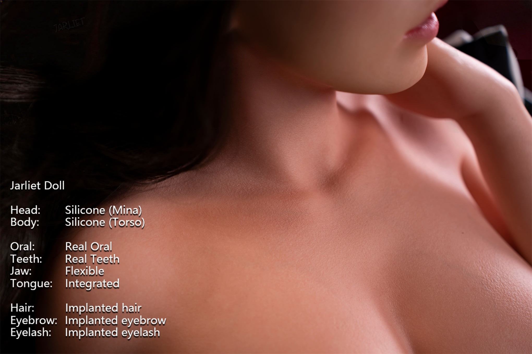 Jarliet | Mina -2ft 1/65cm D-Cup ROS Head Real Skin Texture Silicone Sex Torso