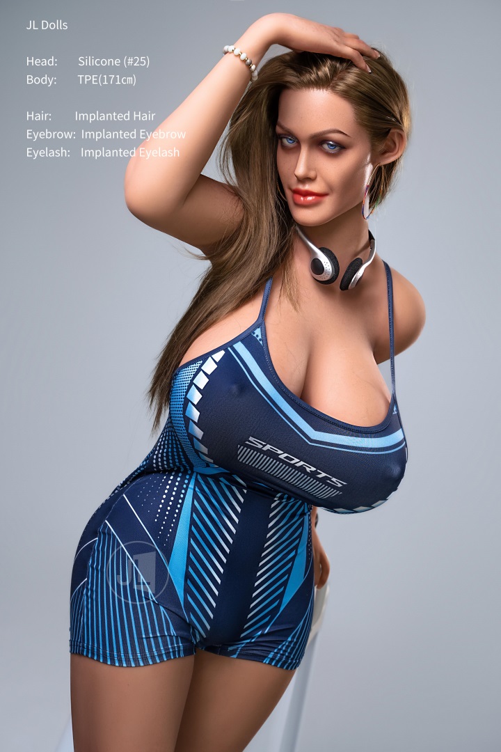 Jarliet | Gina(#25) - 5ft 7/171cm Silicone Head+TPE Body Sex Doll (In Stock US)
