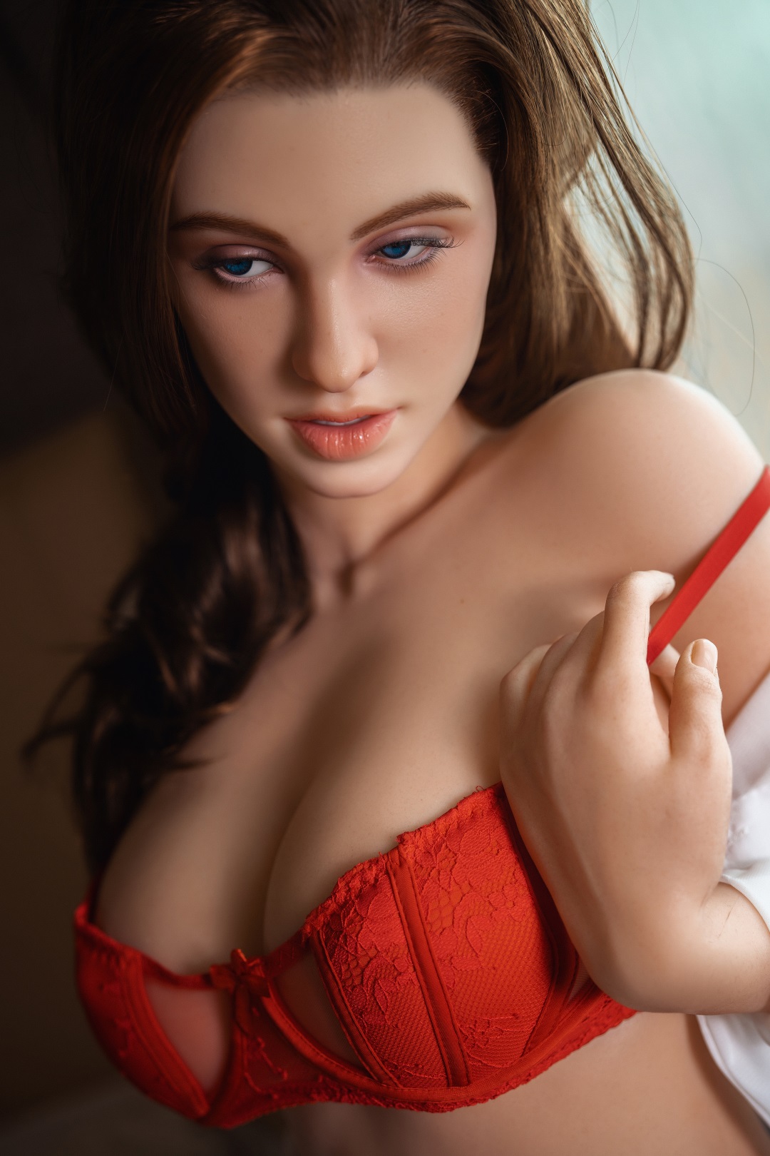 Top Fire丨Elvira -5ft5/165cm D-cup Movable Jaw Silicone Sex Doll