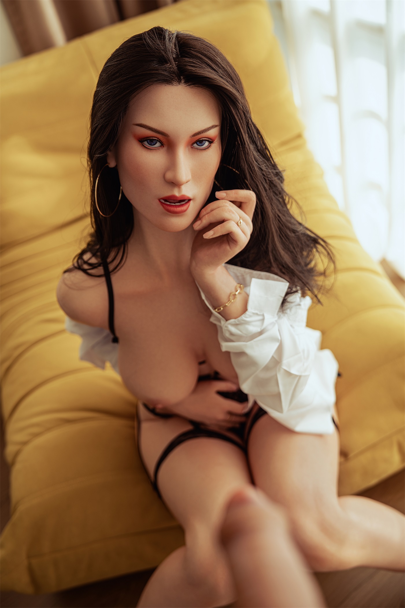 MZRAI Doll | Camila -5ft 5/166cm Realistic Skin Texture Full Silicone Sex Doll, Head Y56#