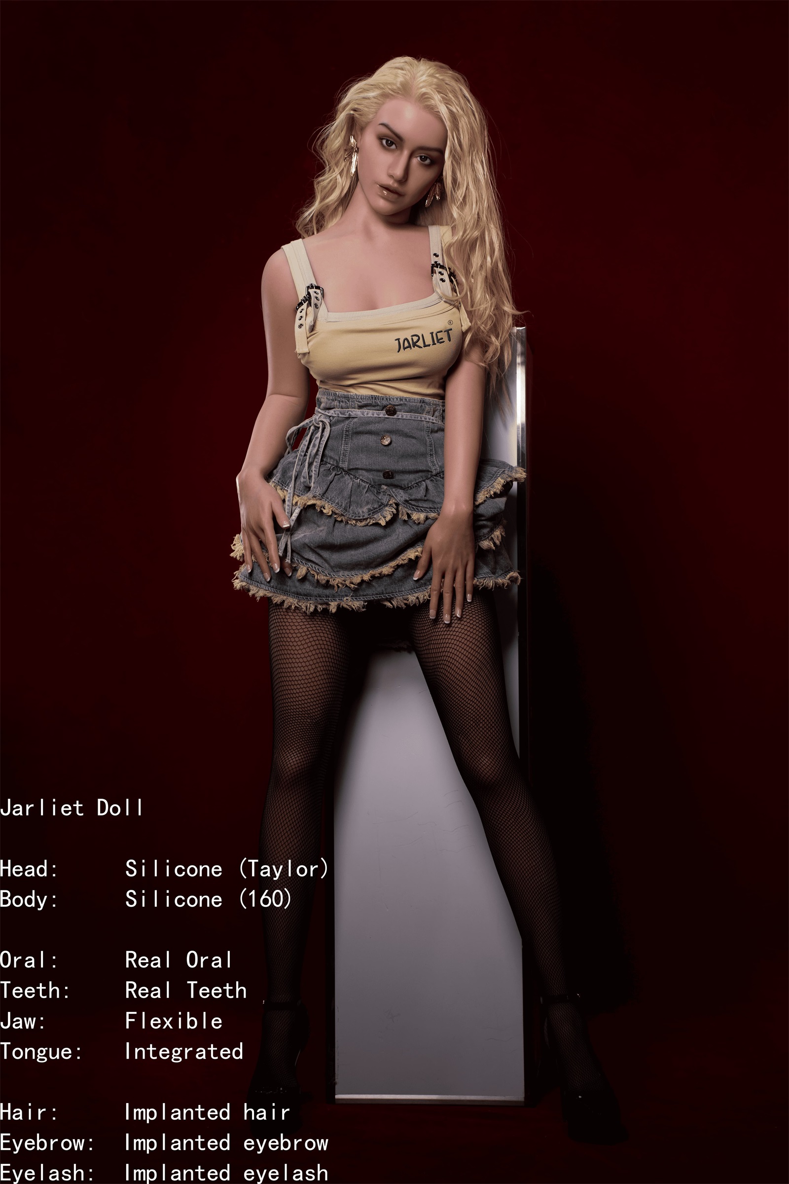 Jarliet | Taylor - 5ft 3/160cm ROS Head Full Silicone Sex Doll