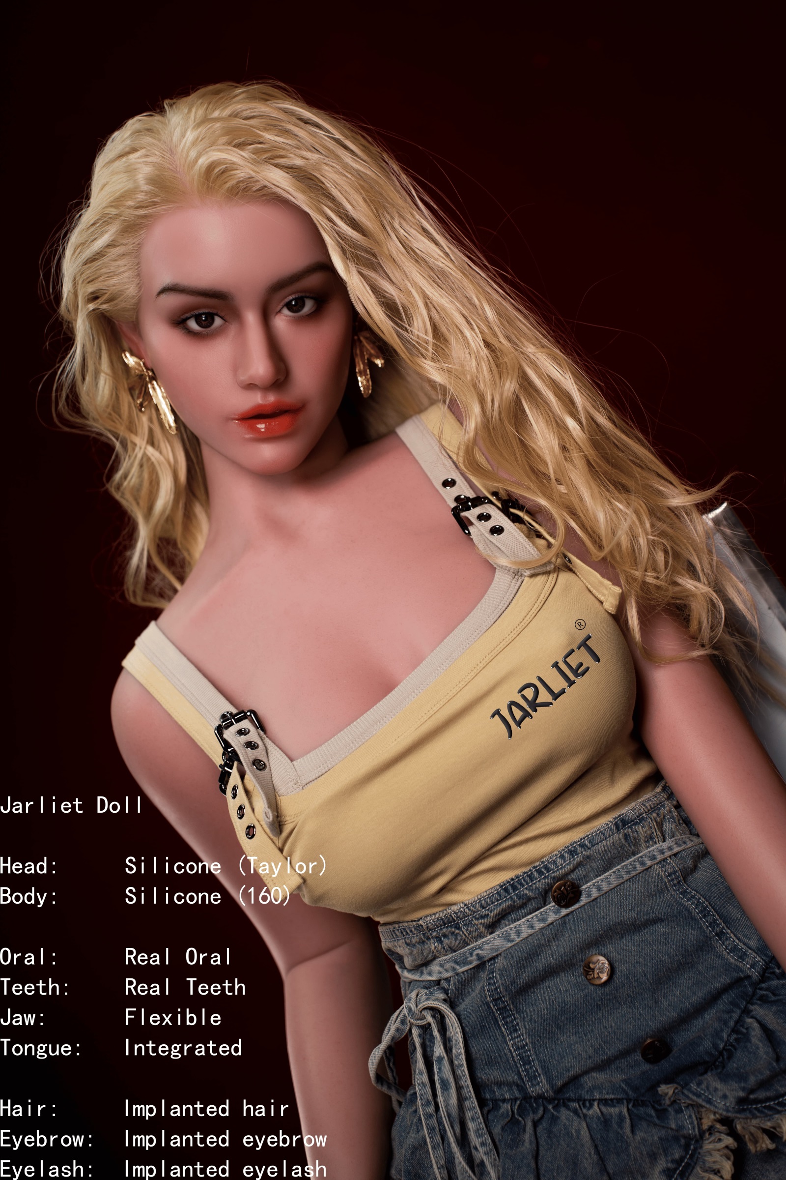 Jarliet | Taylor - 5ft 3/160cm ROS Head Full Silicone Sex Doll