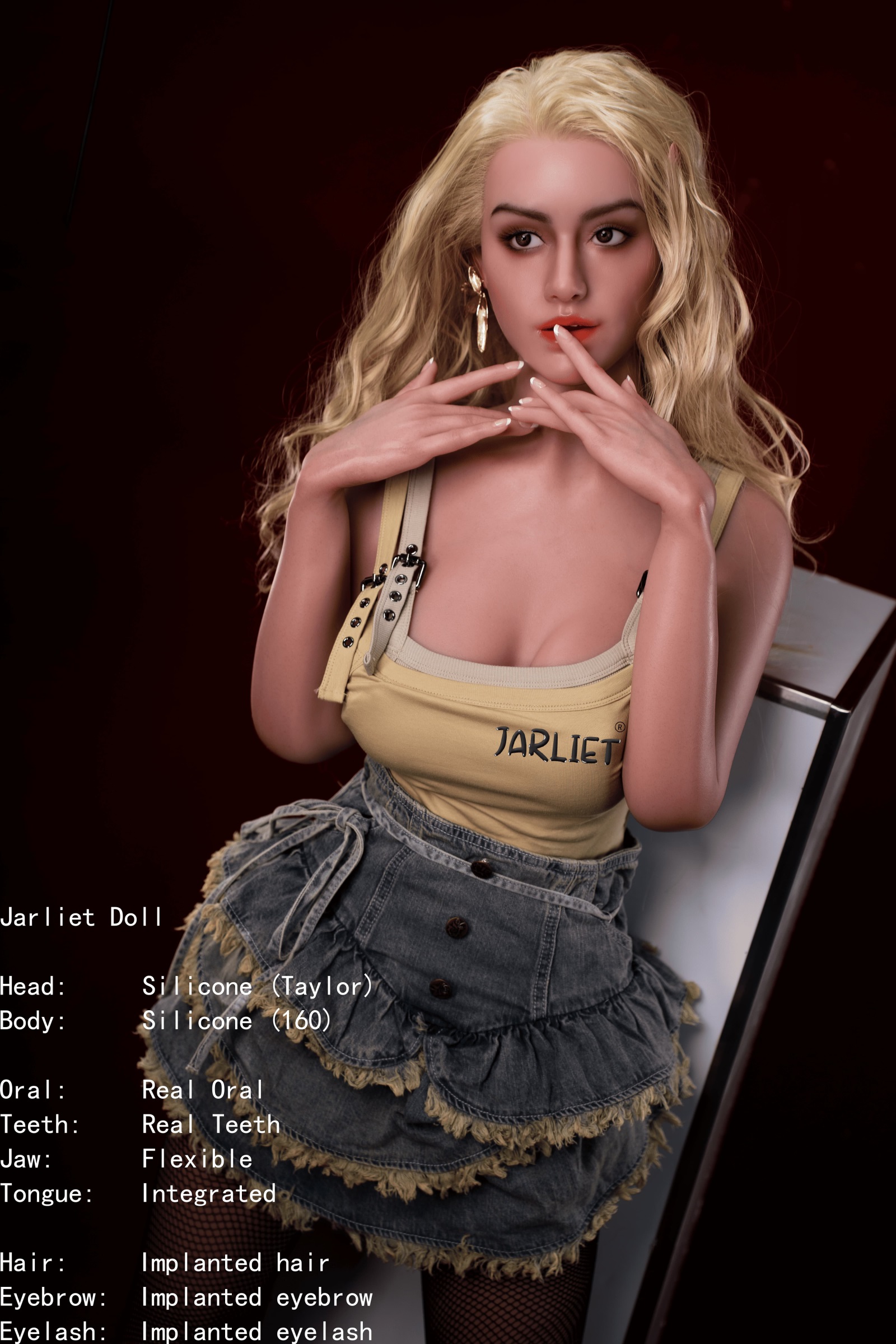 Jarliet | Taylor - 5ft 3/160cm ROS Head Full Silicone Sex Doll