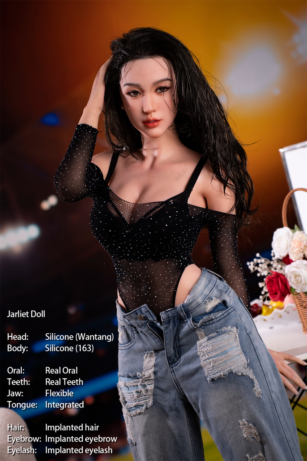 Jarliet | Wantang -5ft 3/163cm ROS Head Full Silicone Sex Doll