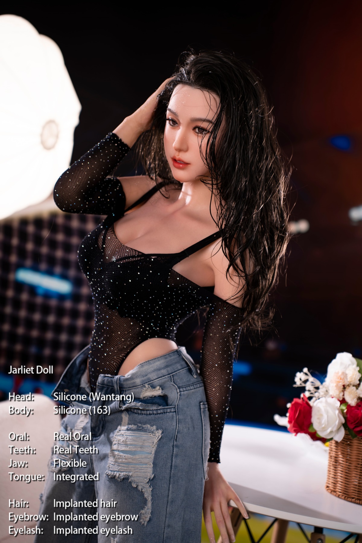 Jarliet | Wantang -5ft 3/163cm ROS Head Full Silicone Sex Doll