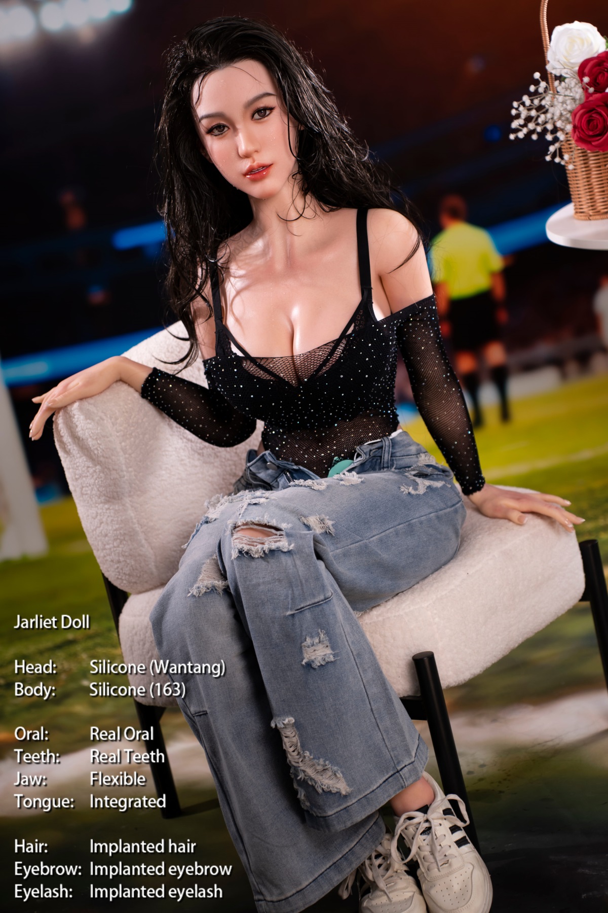 Jarliet | Wantang -5ft 3/163cm ROS Head Full Silicone Sex Doll