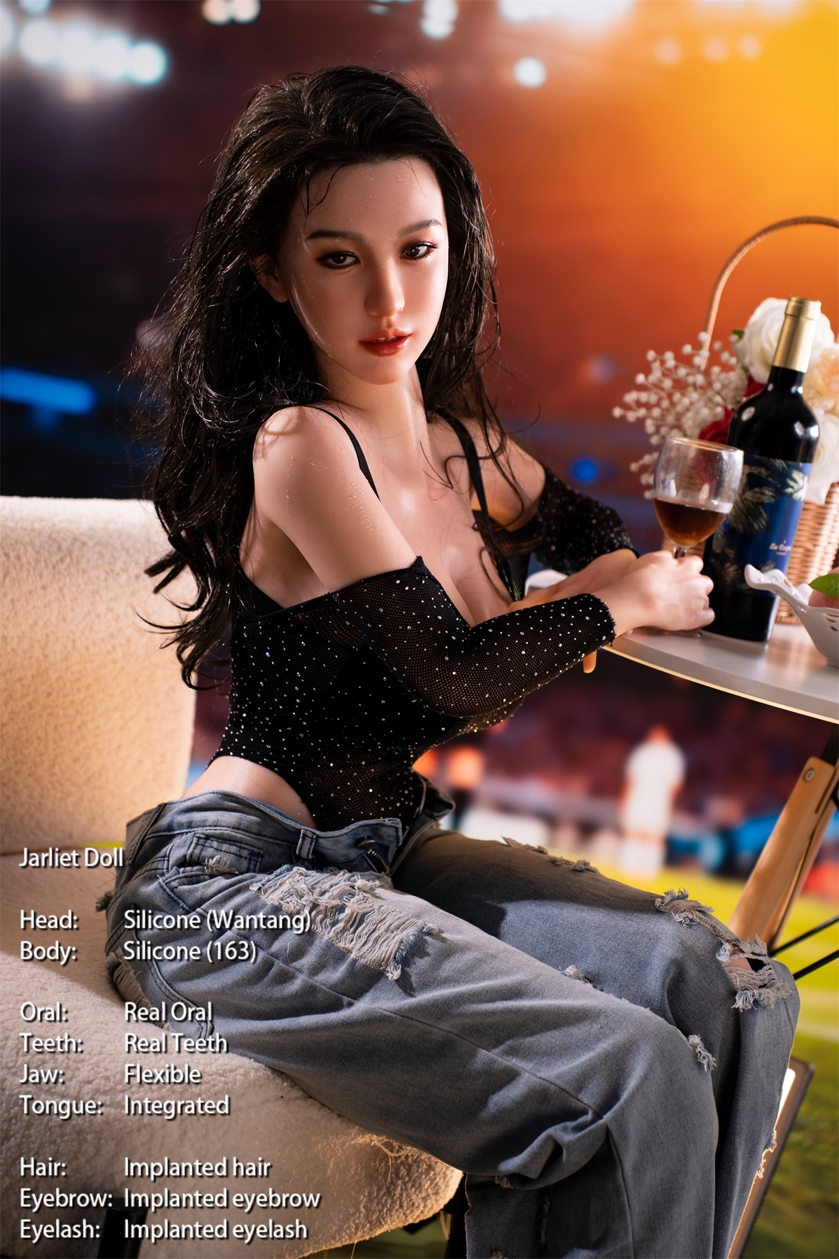 Jarliet | Wantang -5ft 3/163cm ROS Head Full Silicone Sex Doll