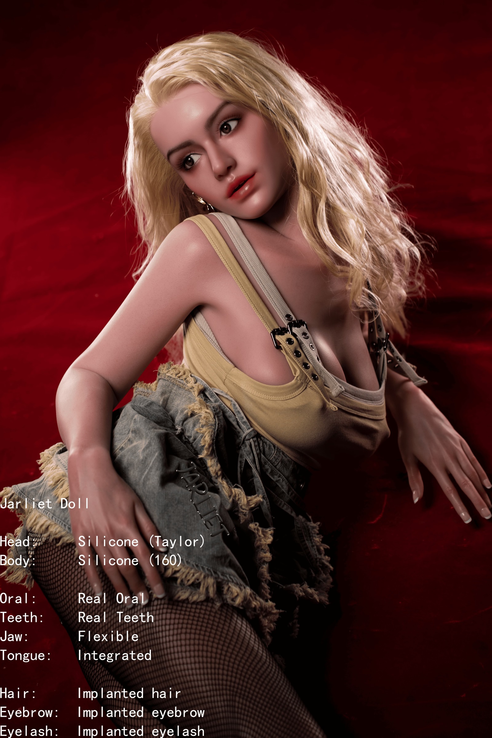 Jarliet | Taylor - 5ft 3/160cm ROS Head Full Silicone Sex Doll