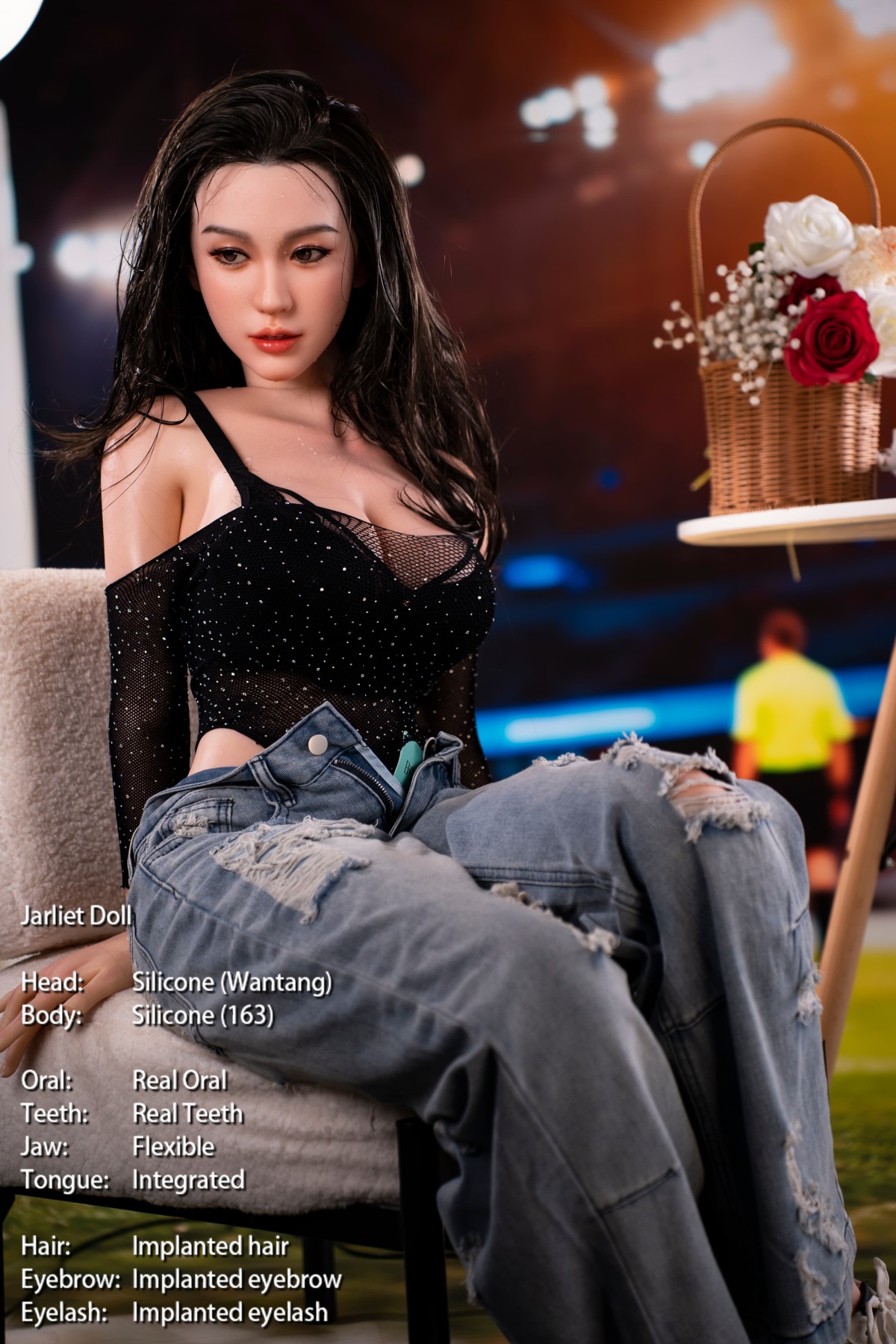 Jarliet | Wantang -5ft 3/163cm ROS Head Full Silicone Sex Doll
