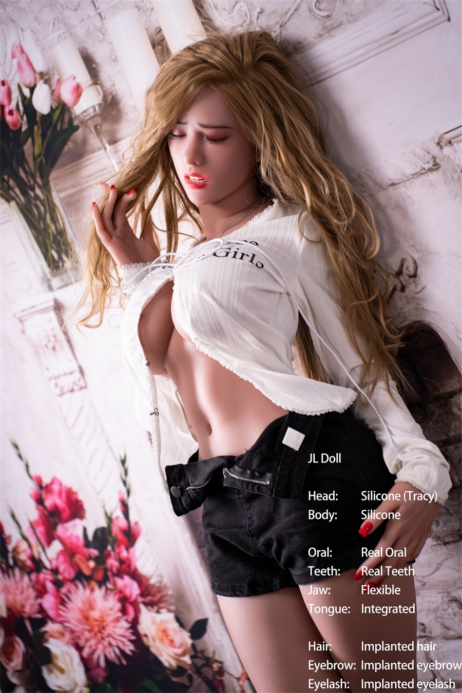 Jarliet丨Tracy -4ft 10/148cm ROS Head Full Silicone Sex Doll