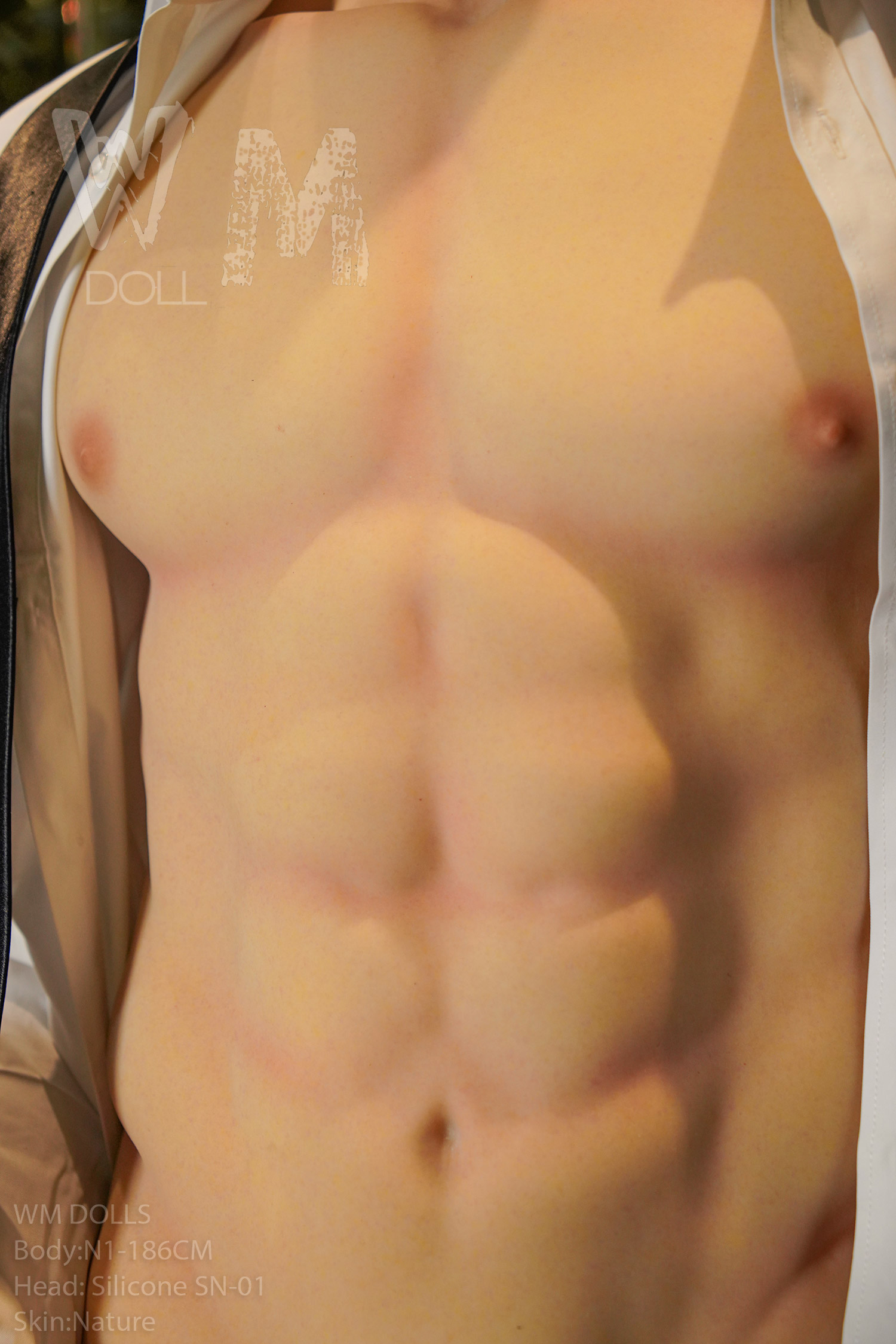 WM | Felix (#N1) - 6ft 1/186cm [Ultra-Light Series] Silicone Male Sex Doll (In Stock US)