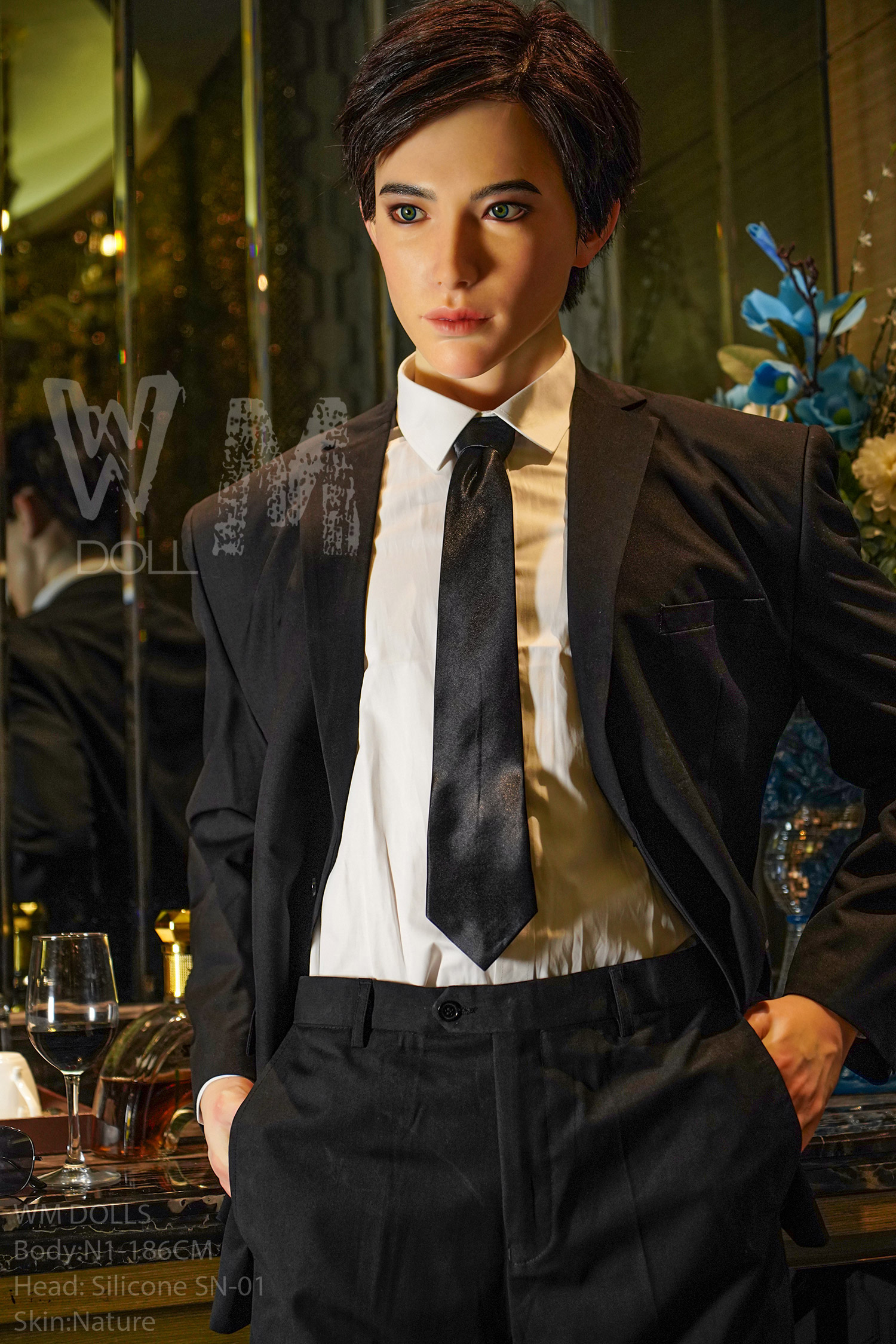 WM | Felix (#N1) - 6ft 1/186cm [Ultra-Light Series] Silicone Male Sex Doll (In Stock US)