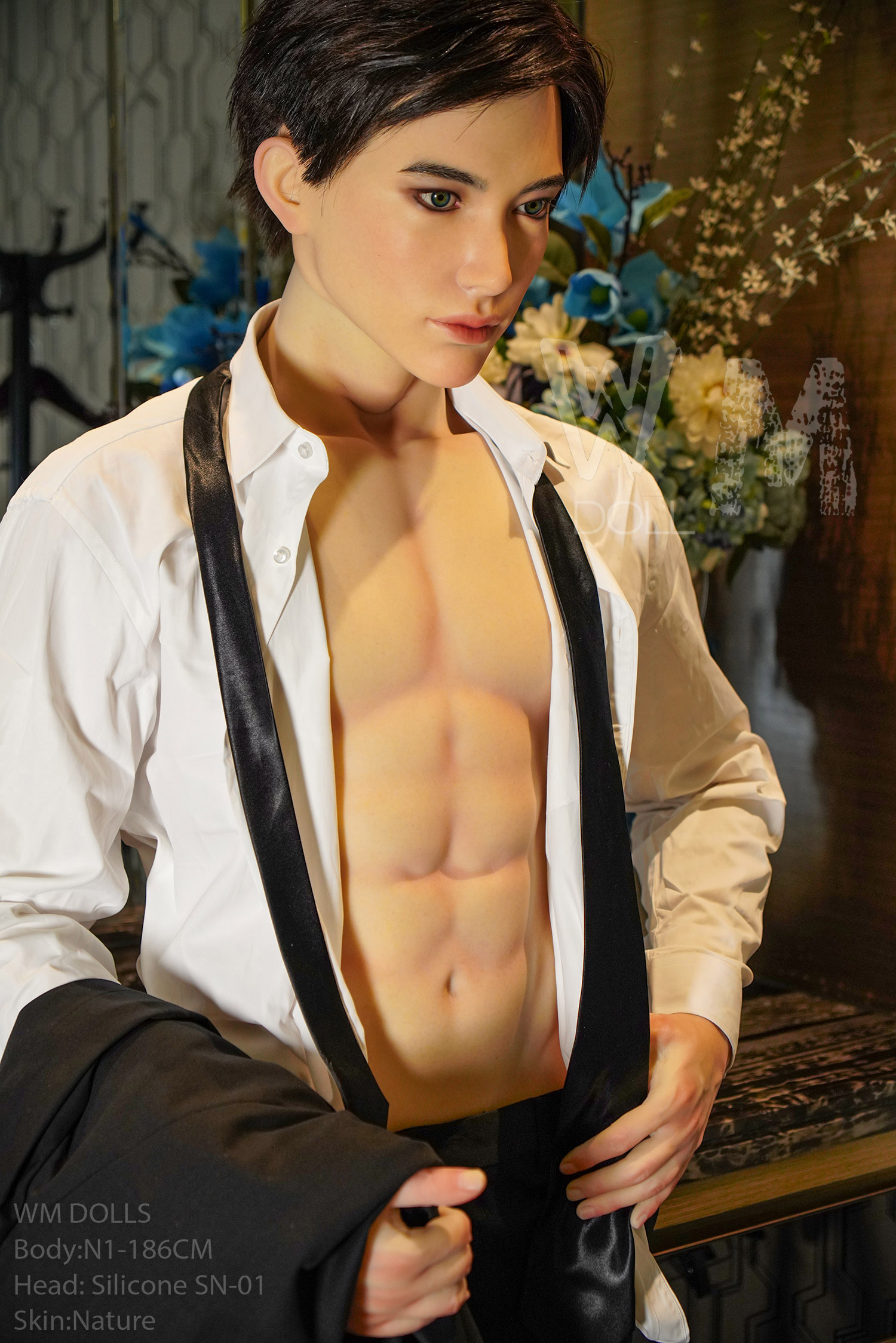 WM | Felix (#N1) - 6ft 1/186cm [Ultra-Light Series] Silicone Male Sex Doll (In Stock US)