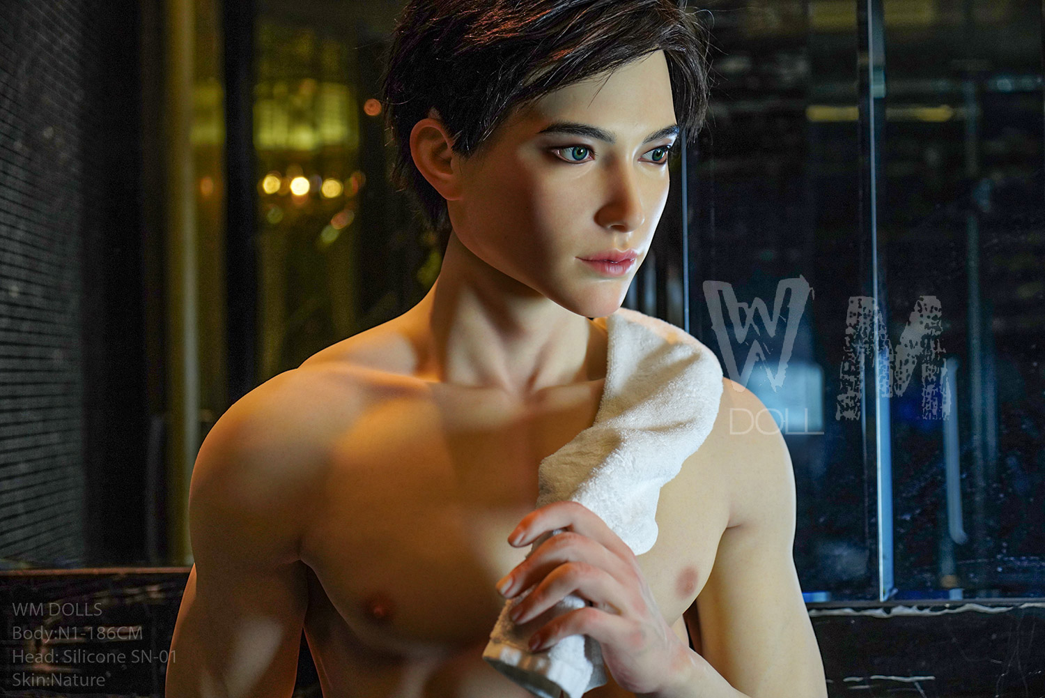 WM | Felix (#N1) - 6ft 1/186cm [Ultra-Light Series] Silicone Male Sex Doll (In Stock US)