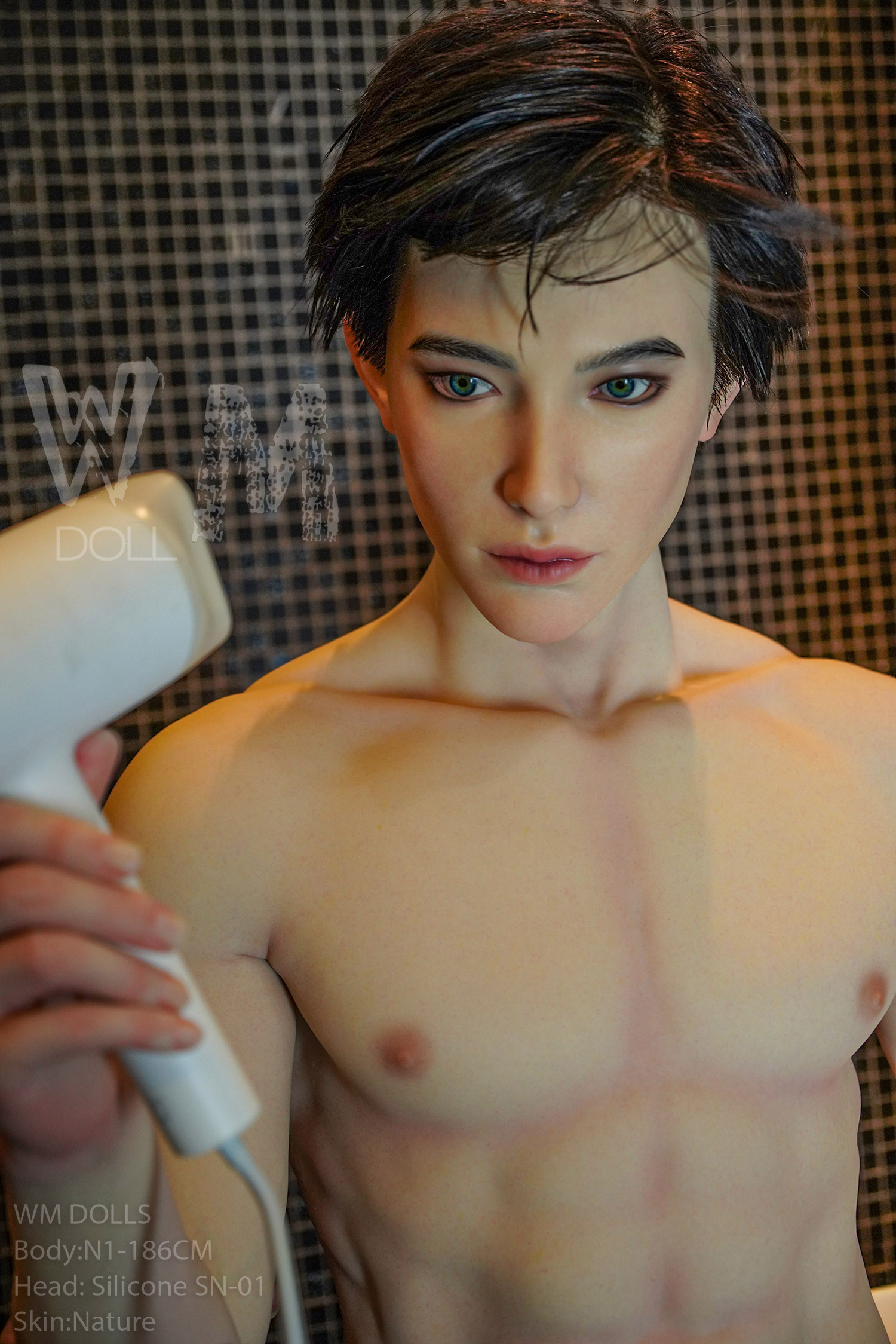 WM | Johnny (#SN-01) -6ft 1/186cm [Ultra-Light Series] Silicone Male Sex Doll