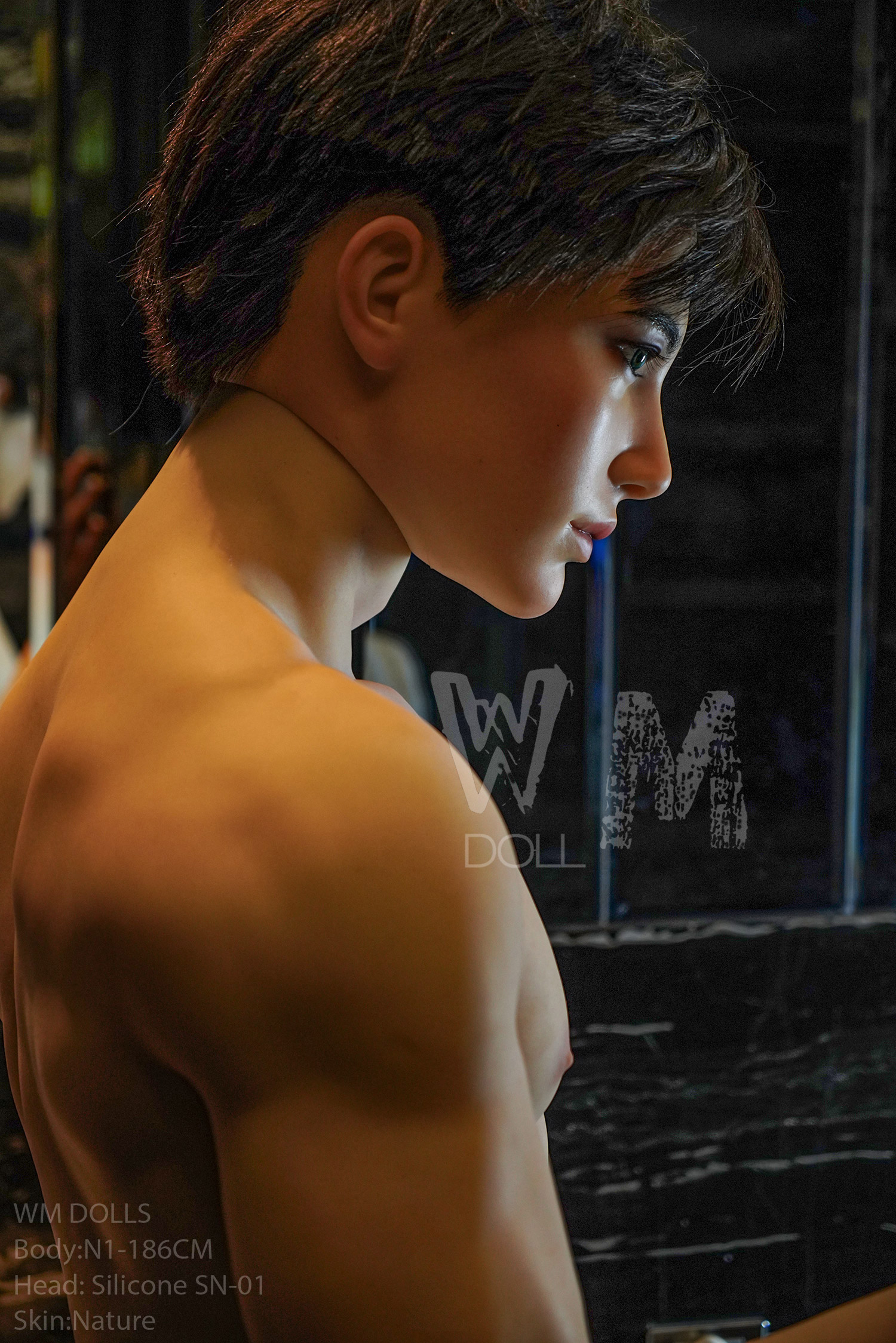 WM | Johnny (#SN-01) -6ft 1/186cm [Ultra-Light Series] Silicone Male Sex Doll