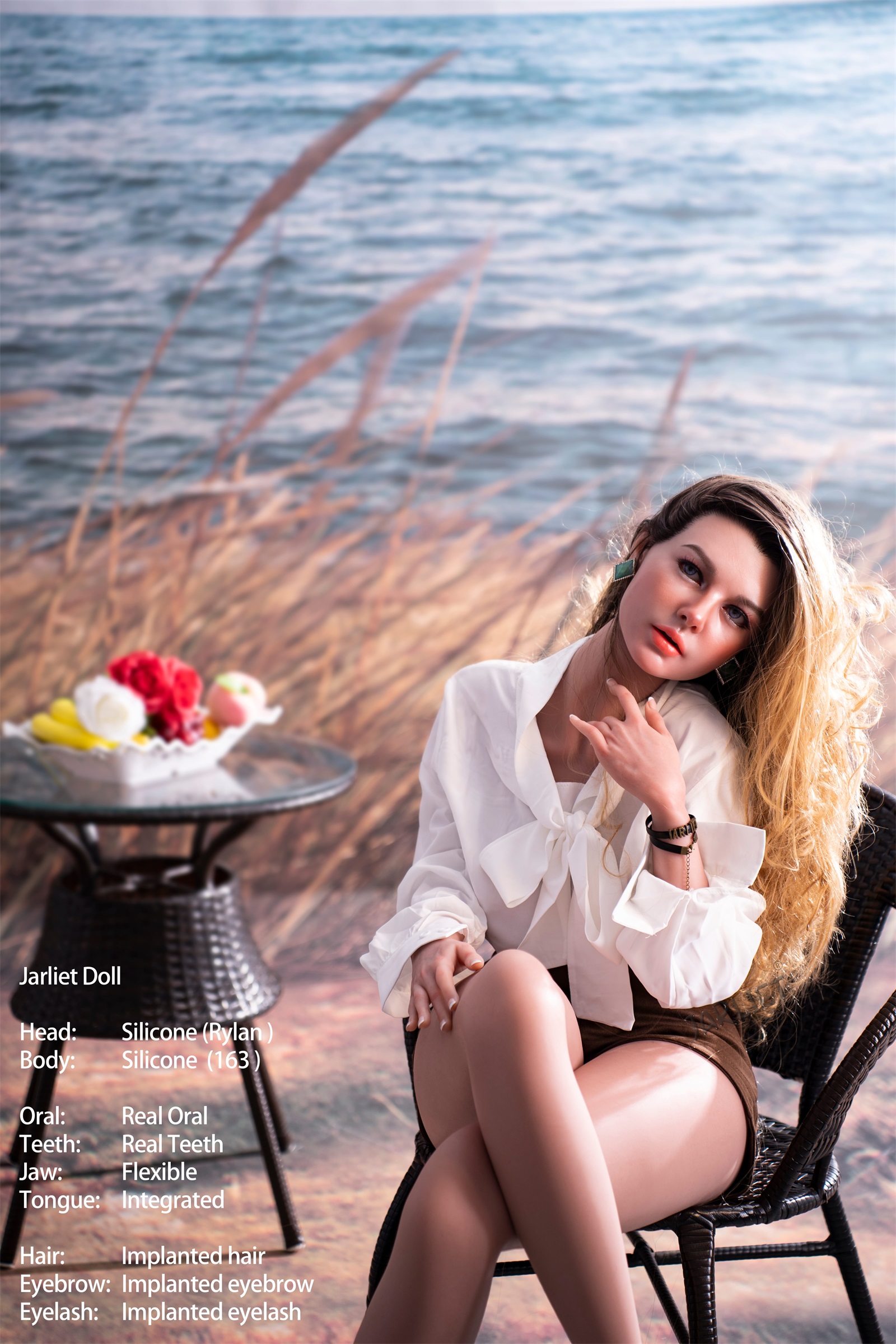 Jarliet丨Rylan -5ft 3/163cm ROS Head Full Silicone Sex Doll