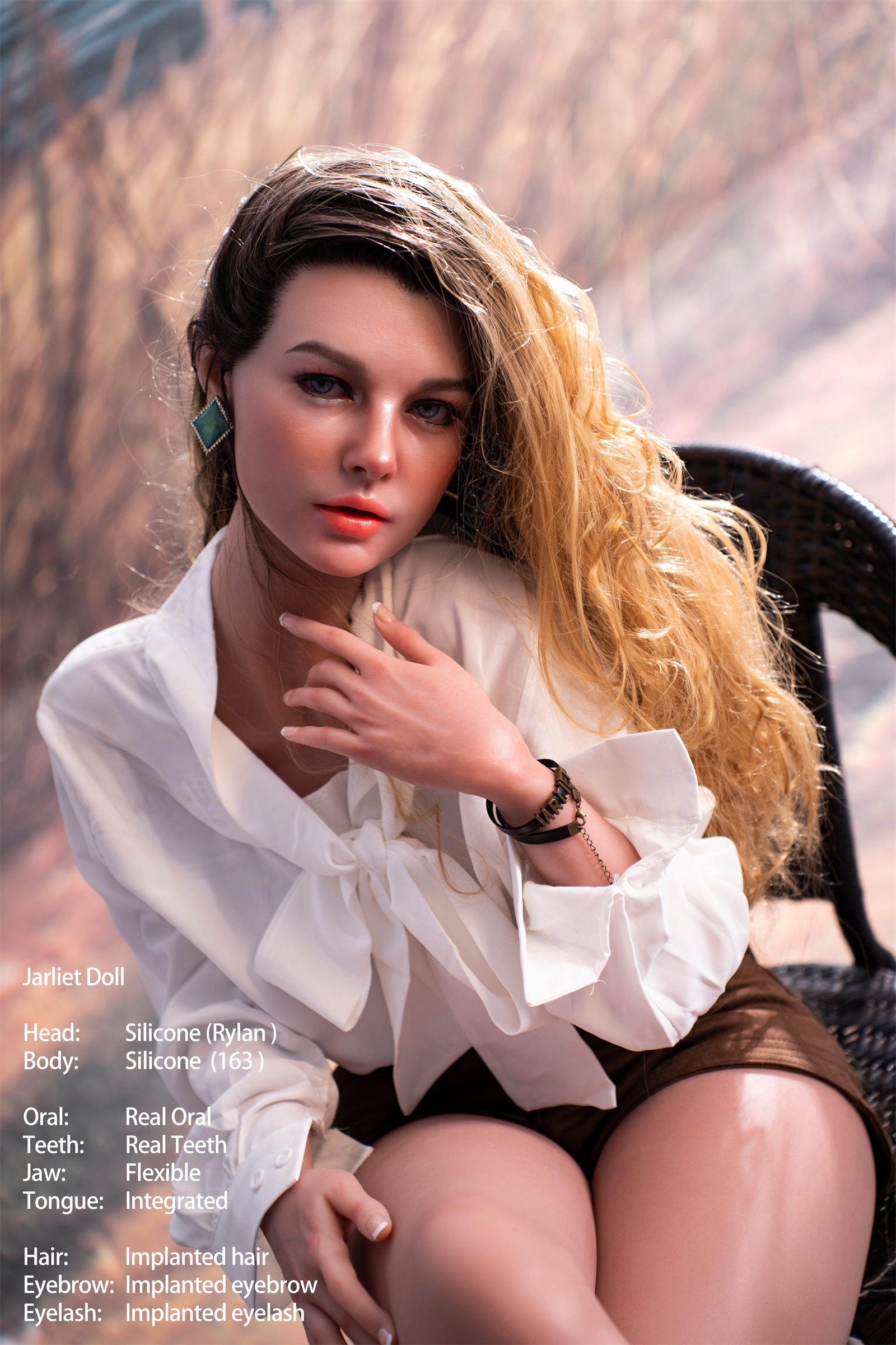 Jarliet丨Rylan -5ft 3/163cm ROS Head Full Silicone Sex Doll