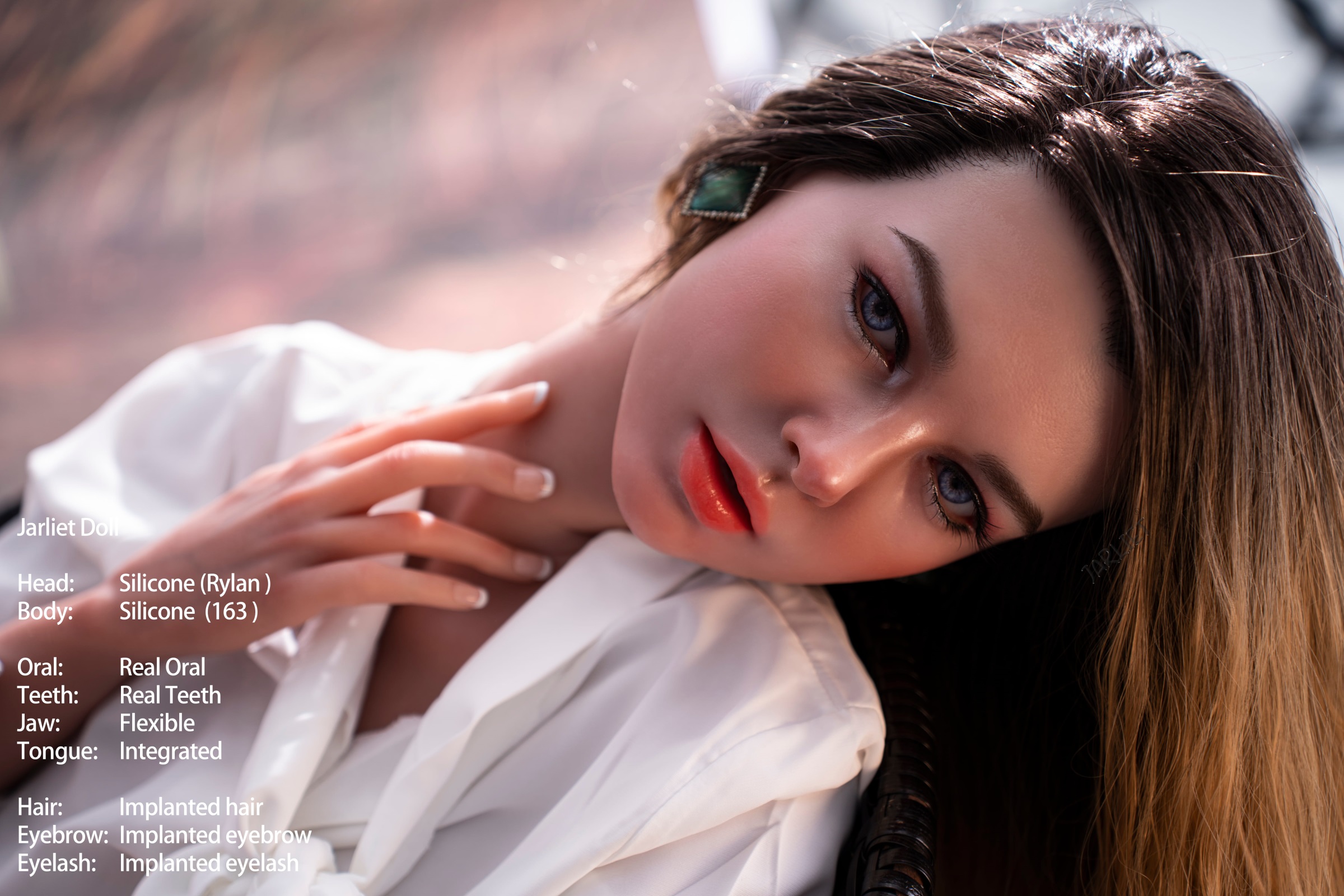Jarliet丨Rylan -5ft 3/163cm ROS Head Full Silicone Sex Doll