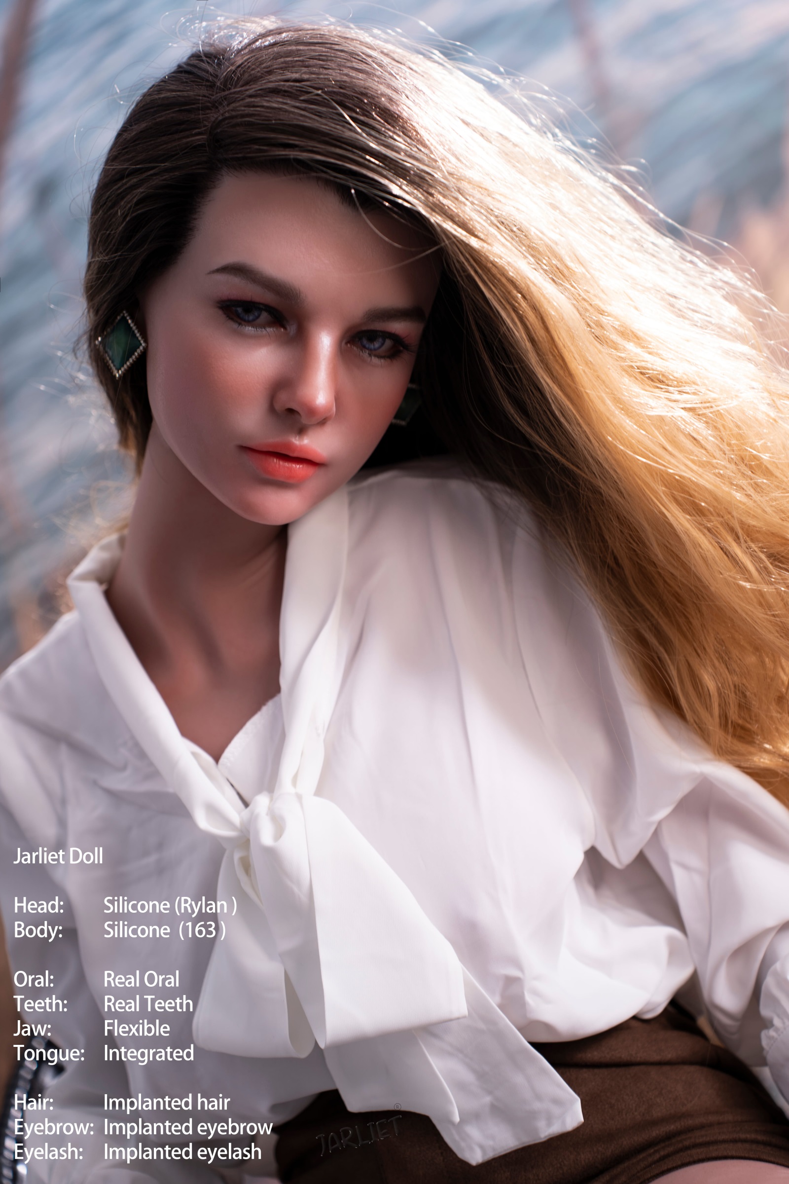 Jarliet丨Rylan -5ft 3/163cm ROS Head Full Silicone Sex Doll