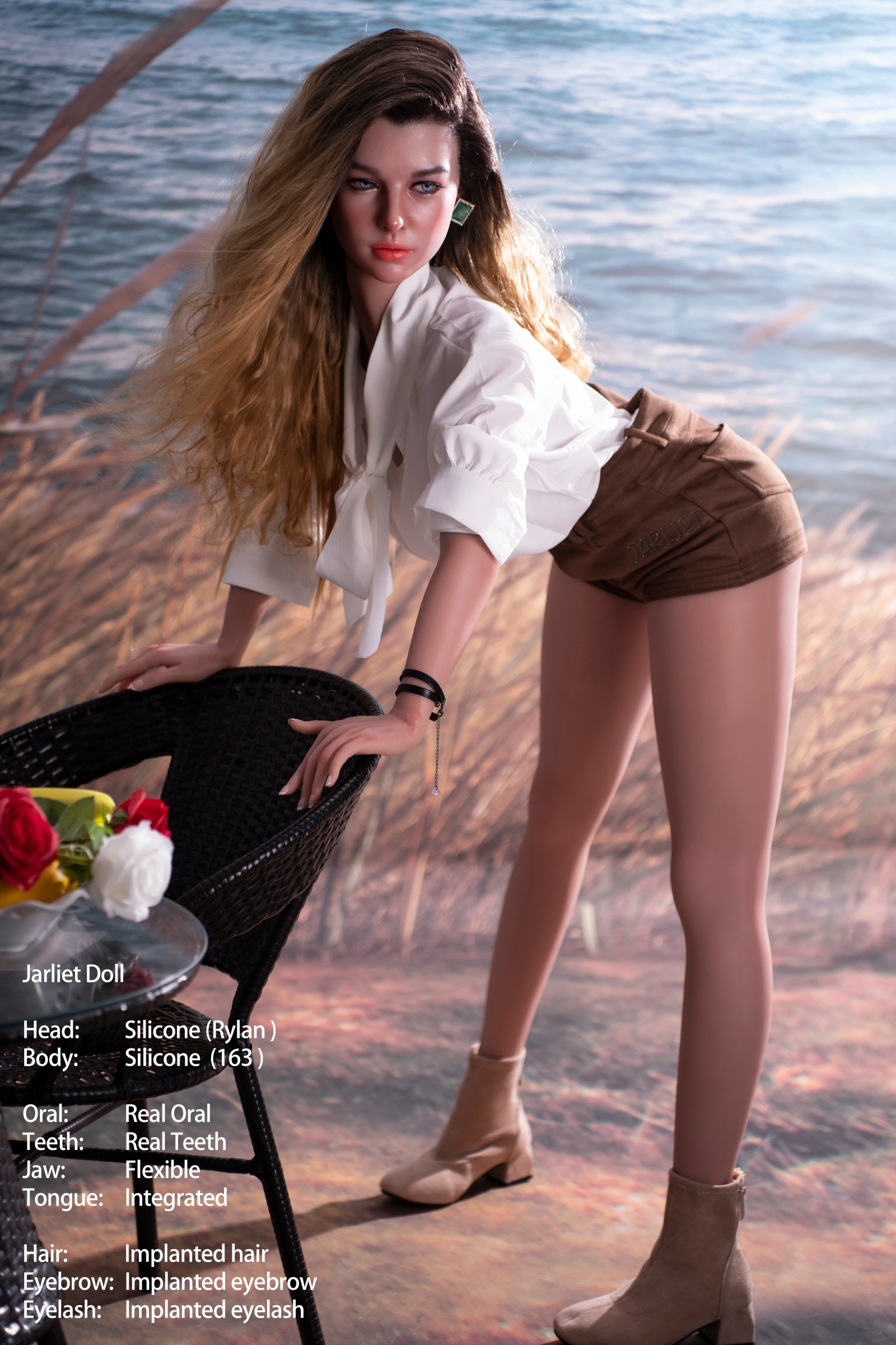 Jarliet丨Rylan -5ft 3/163cm ROS Head Full Silicone Sex Doll