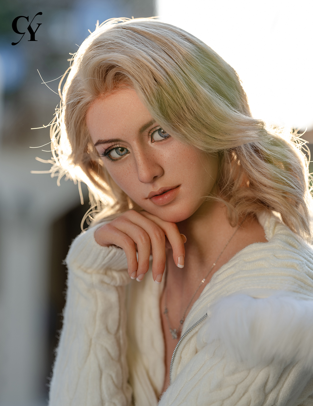 TOP-CY Doll丨176cm (5ft9) E-Cup Silicone Head Sex Doll - Daisy