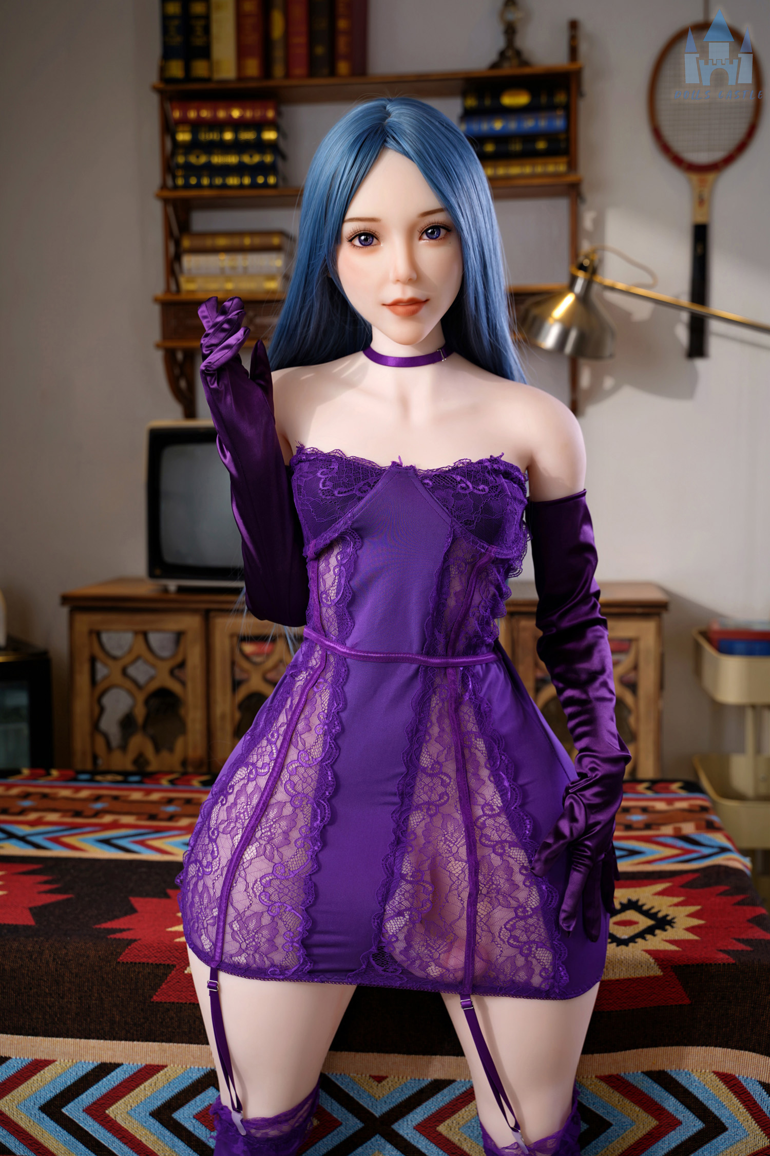 Dolls Castle | Coral -4ft 10/148cm B-Cup Femboy TPE Sex Doll With Fixed Penis 