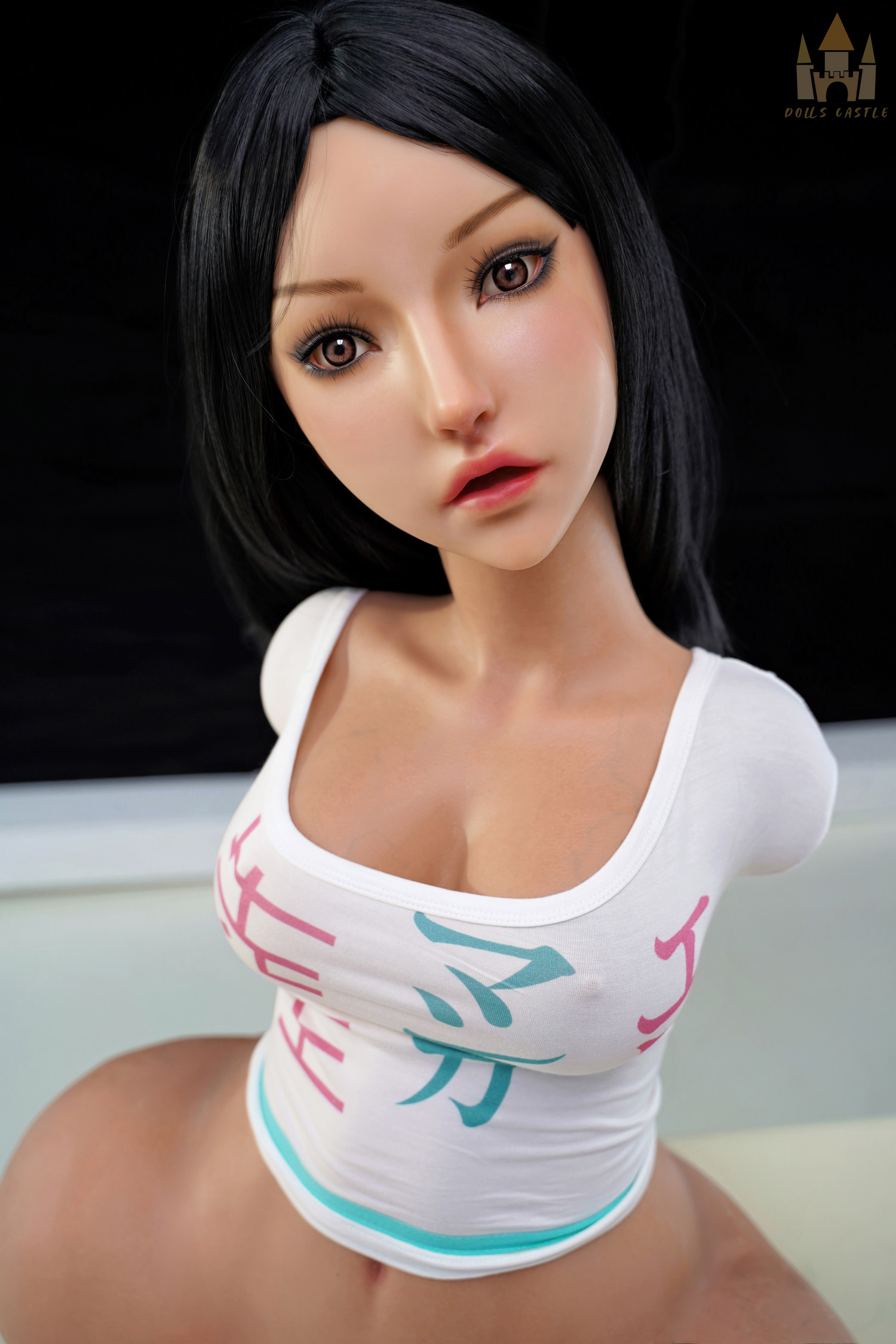Dolls Castle | 2ft 7/80cm B-Cup Realistic Skin Texture ROS Head Silicone Sex Torso