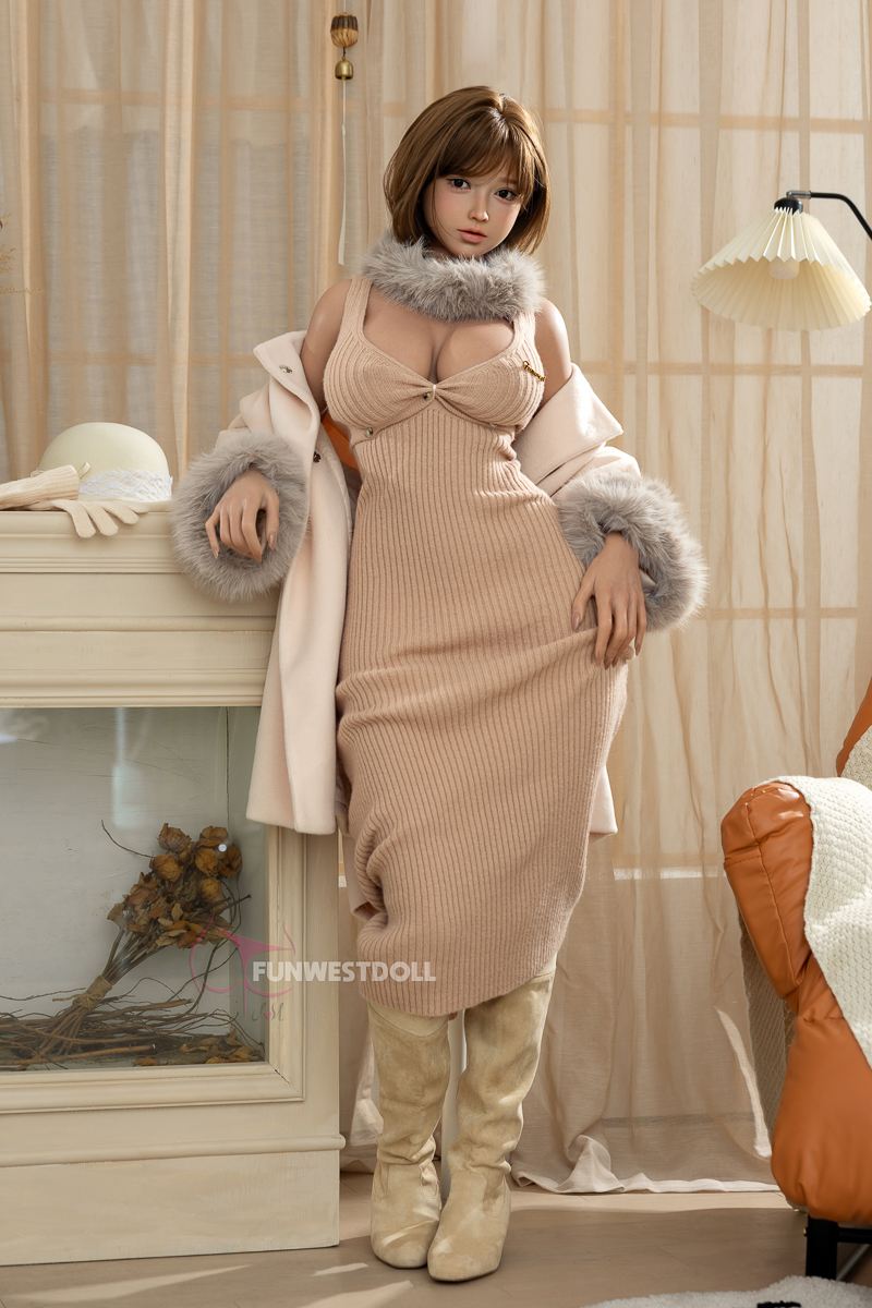 Funwest Doll | Amy -5ft 2/157cm G-Cup Real Skin Texture ROS Head Full Silicone Sex Doll