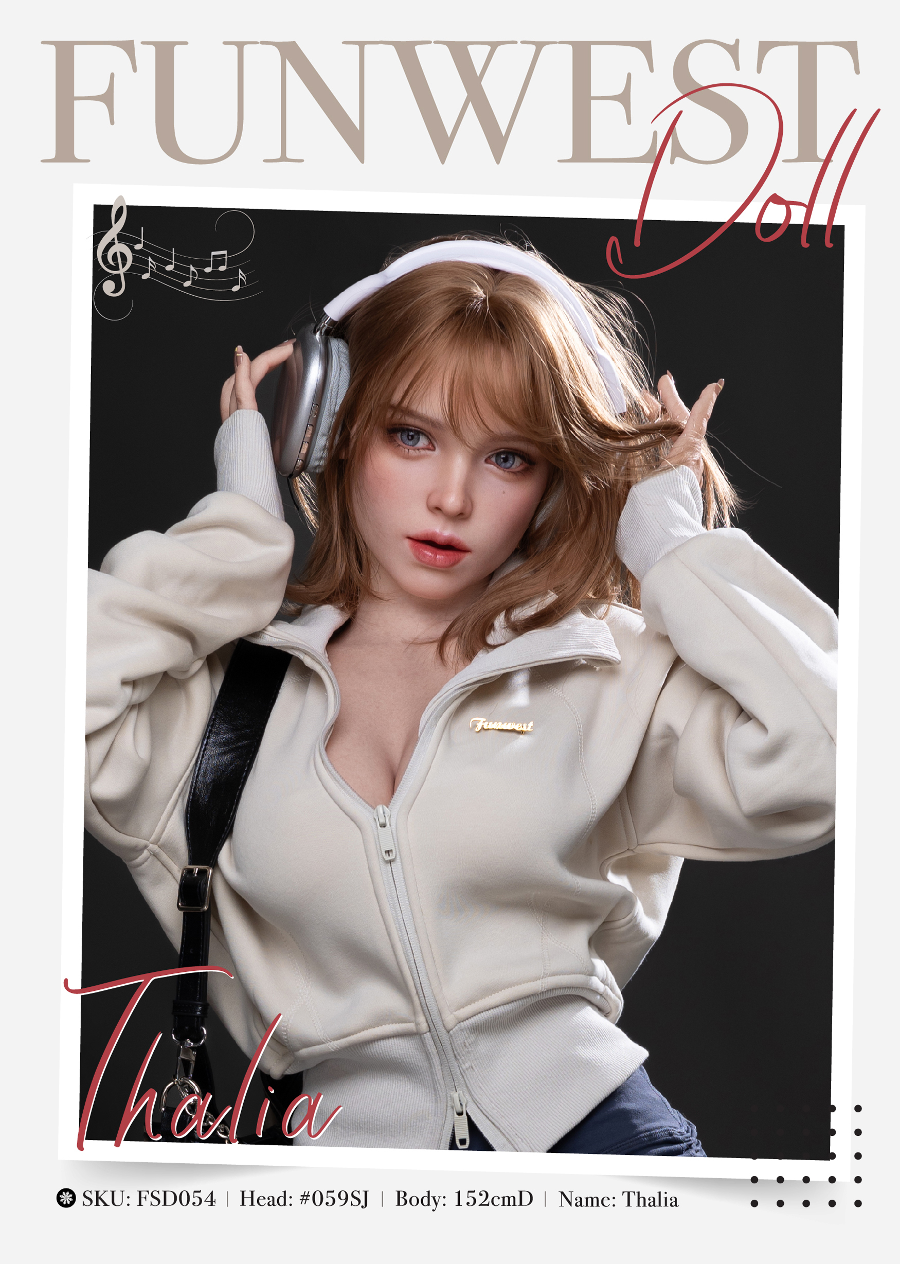 Funwest Doll | Thalia -5ft /152cm D-Cup RST Silicone Sex Doll
