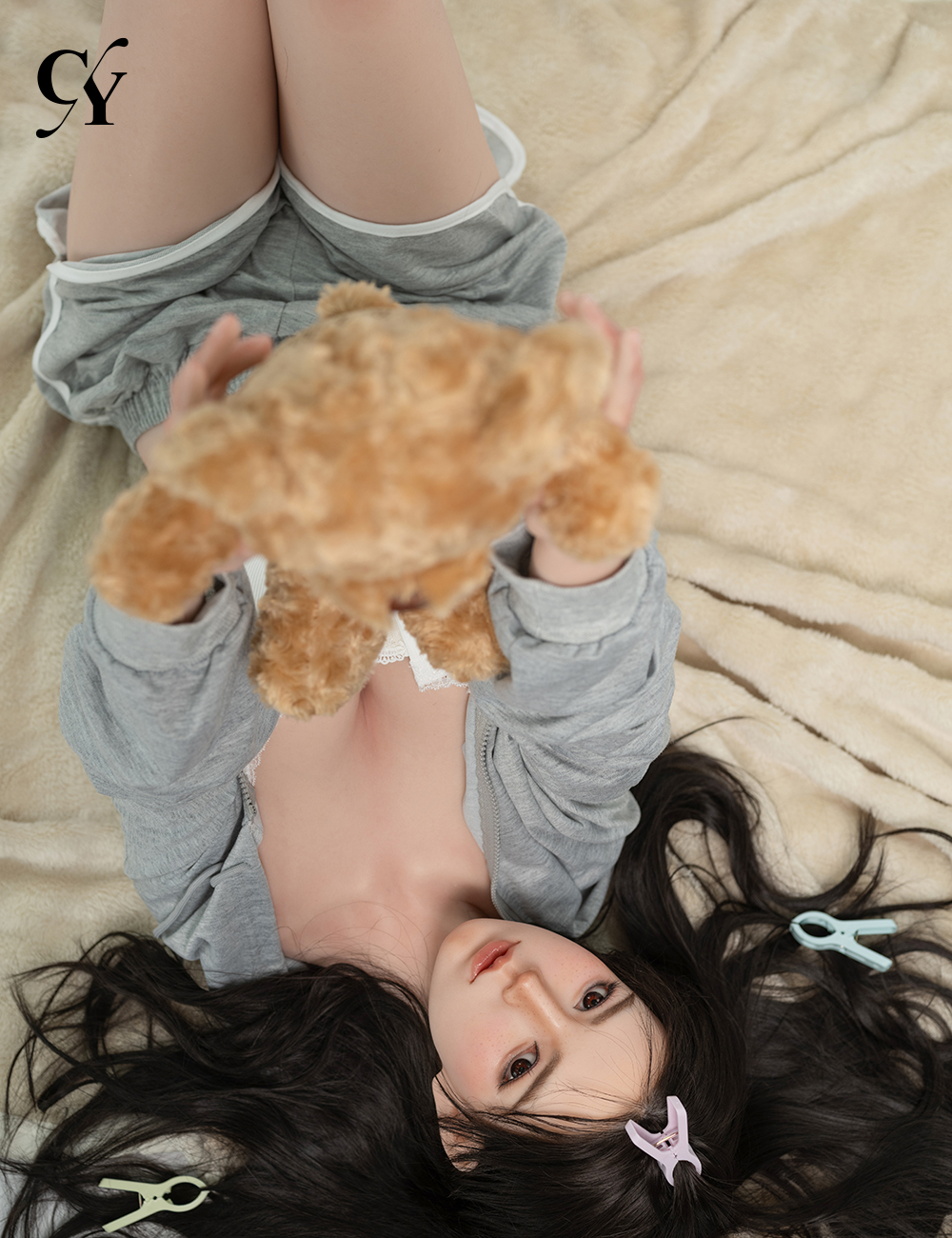 TOP-CY Doll丨157cm (5ft1) D-Cup Silicone Head Sex Doll - Fairy