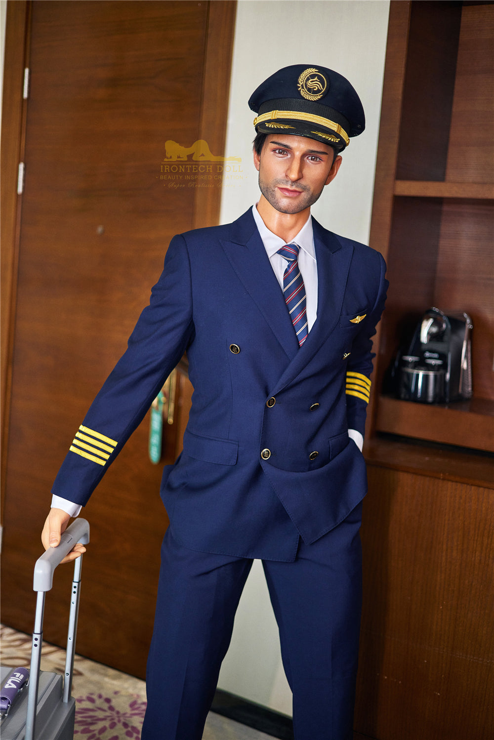 Irontech | George - 5ft9 (176cm) Pilot Silicone Male Sex Doll