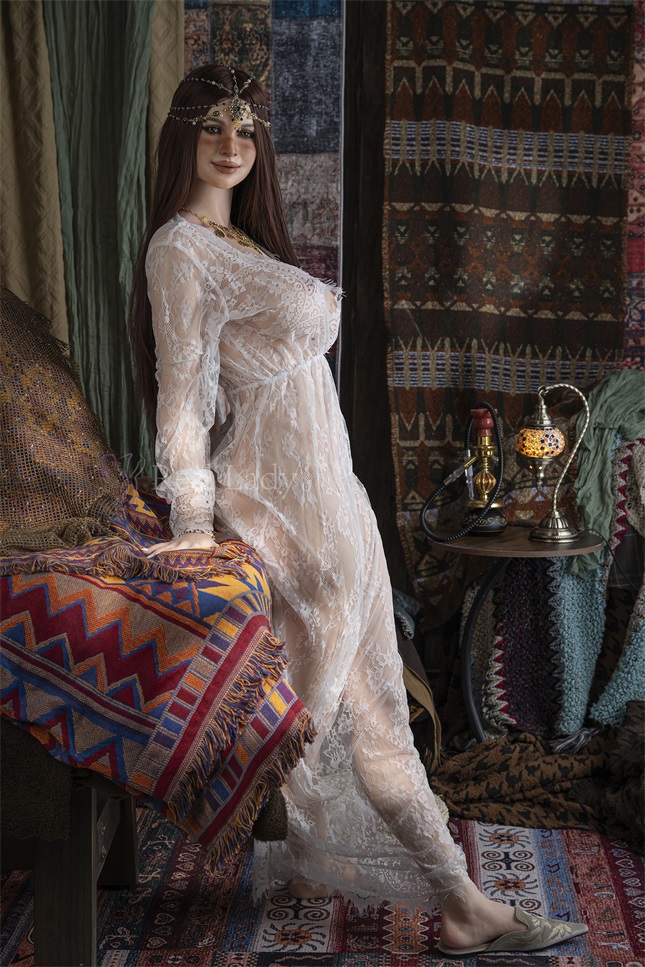 RealLady | Ruby -5ft 6/168cm Golden Bride Style Silicone Sex Doll, Head R2