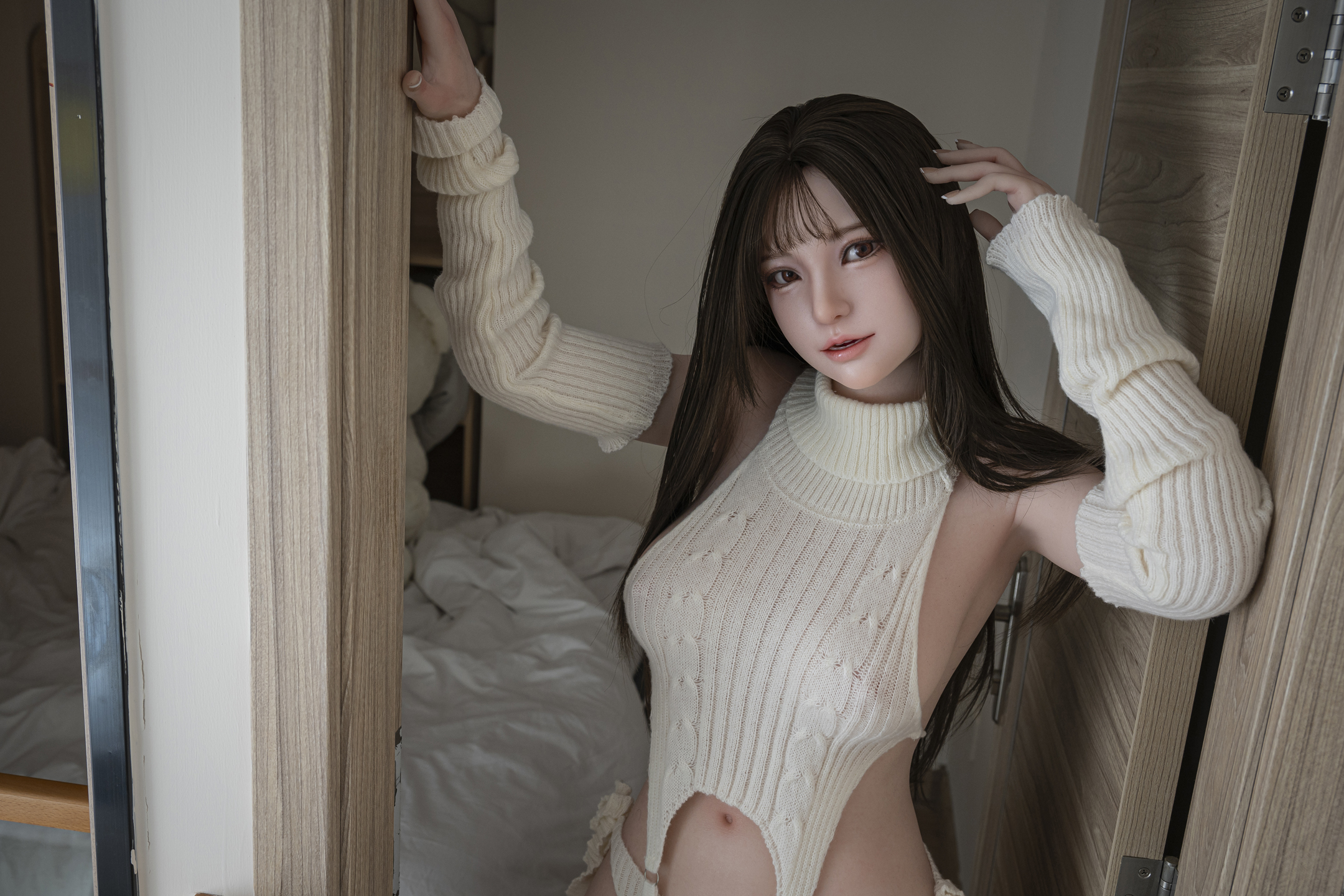 JX Doll | JiaJia- 5ft3/164cm D-Cup ROS Head Silicone Sex Doll #M9