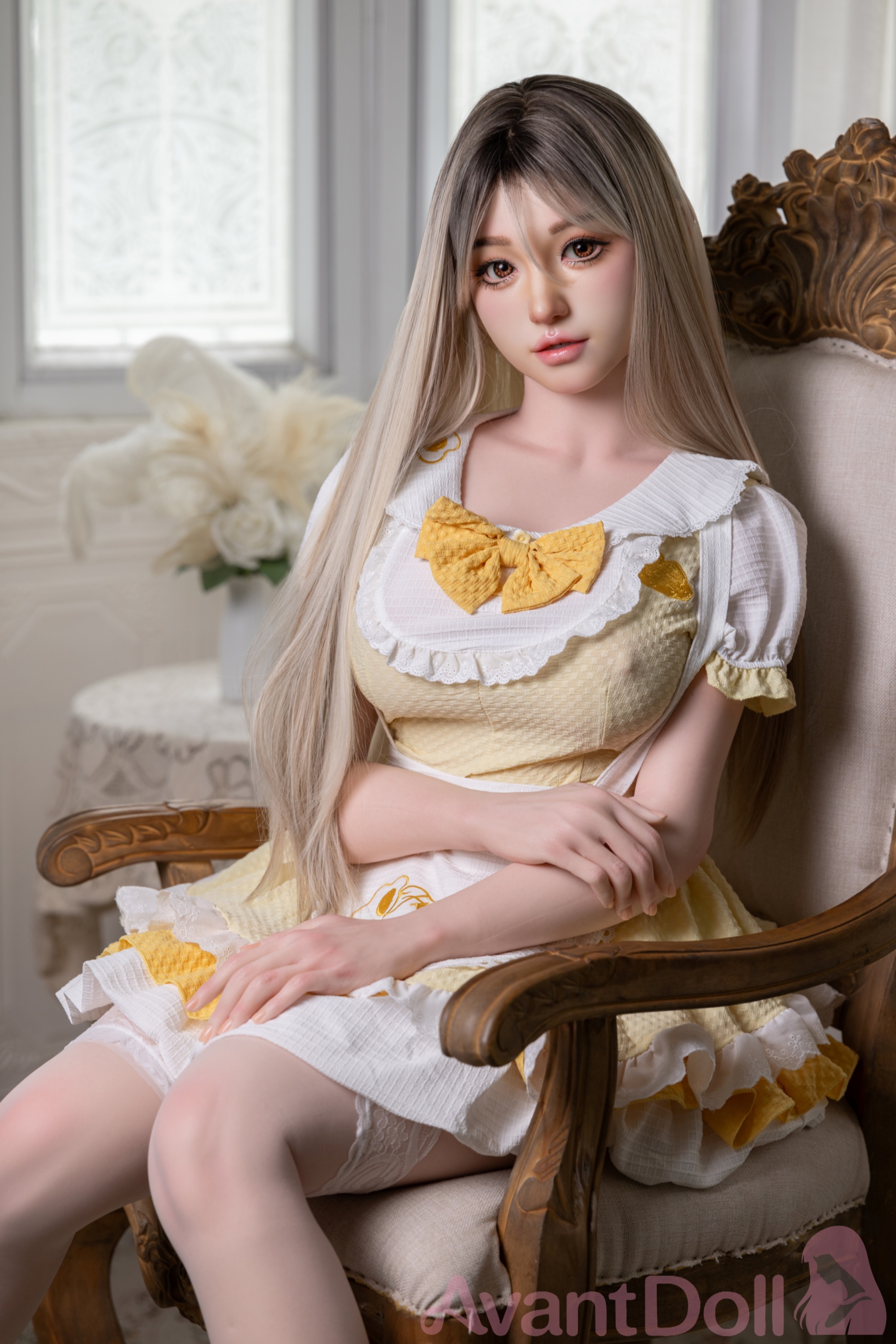 Avant Doll | Sue-165cm/5ft5 F Cup Realistic Skin Texture ROS Head Full Silicone Doll