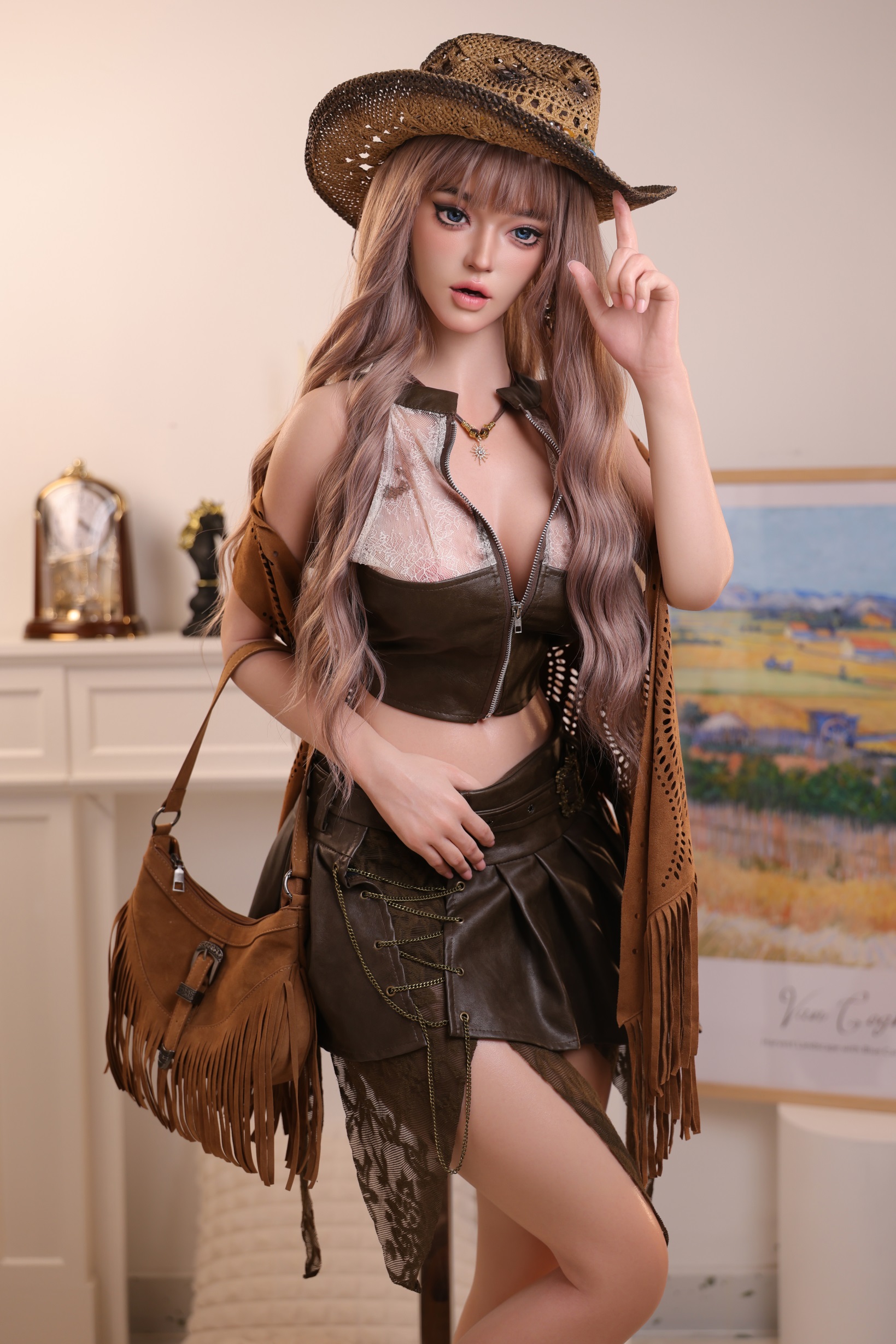 MZRAI Doll | Daisy -5ft 3/163cm Full  Silicone Cowgirl Sex Doll, Head 0635