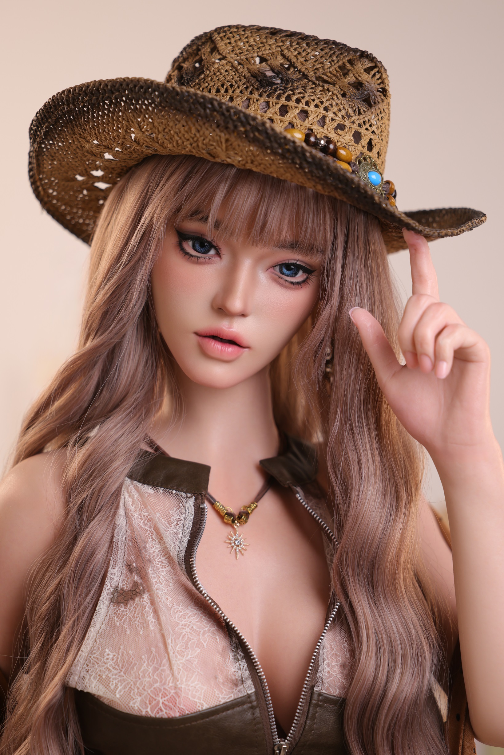 MZRAI Doll | Daisy -5ft 3/163cm Full  Silicone Cowgirl Sex Doll, Head 0635